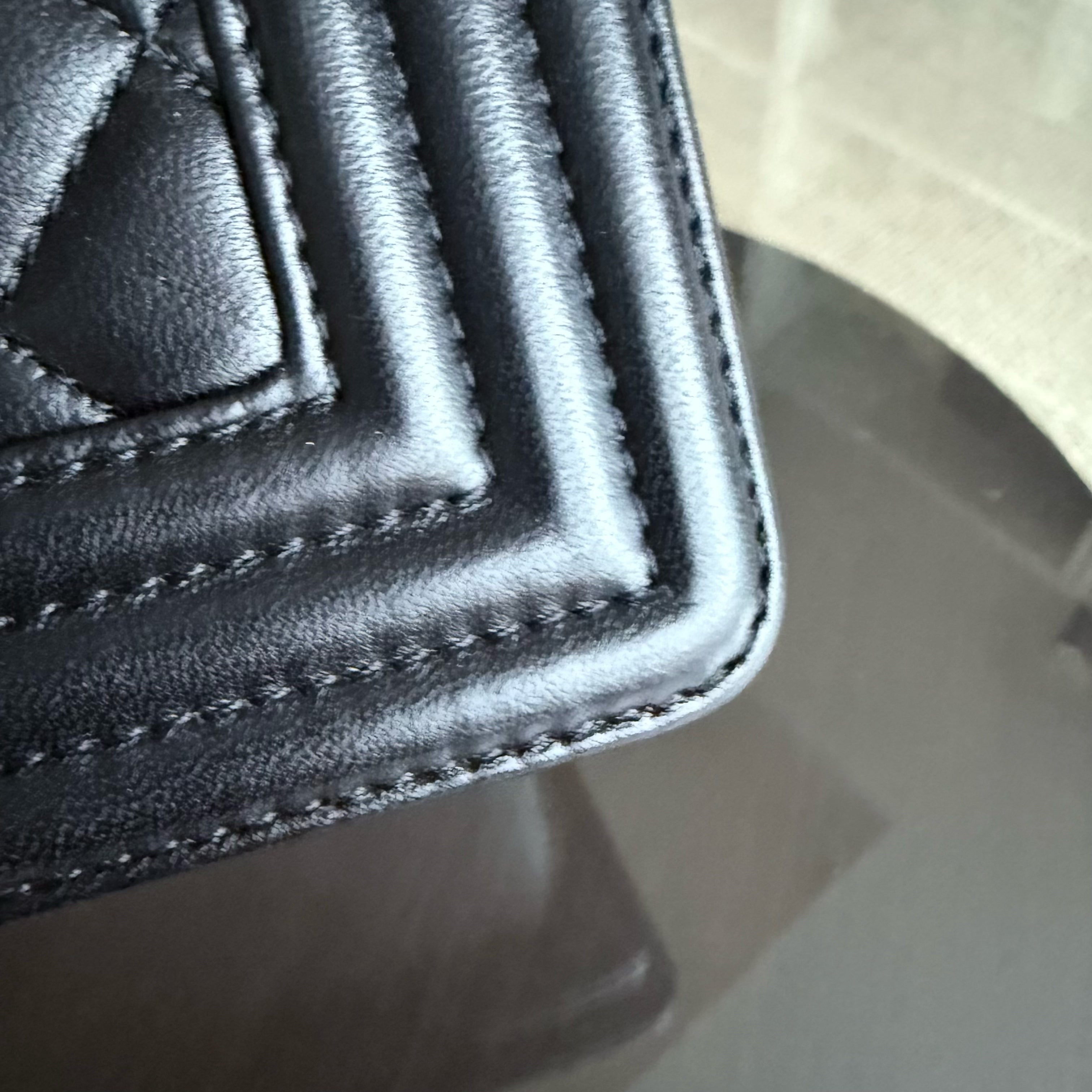 Chanel Boy Medium - 25CM Quilted Lambskin Black Gold Hardware Series 23