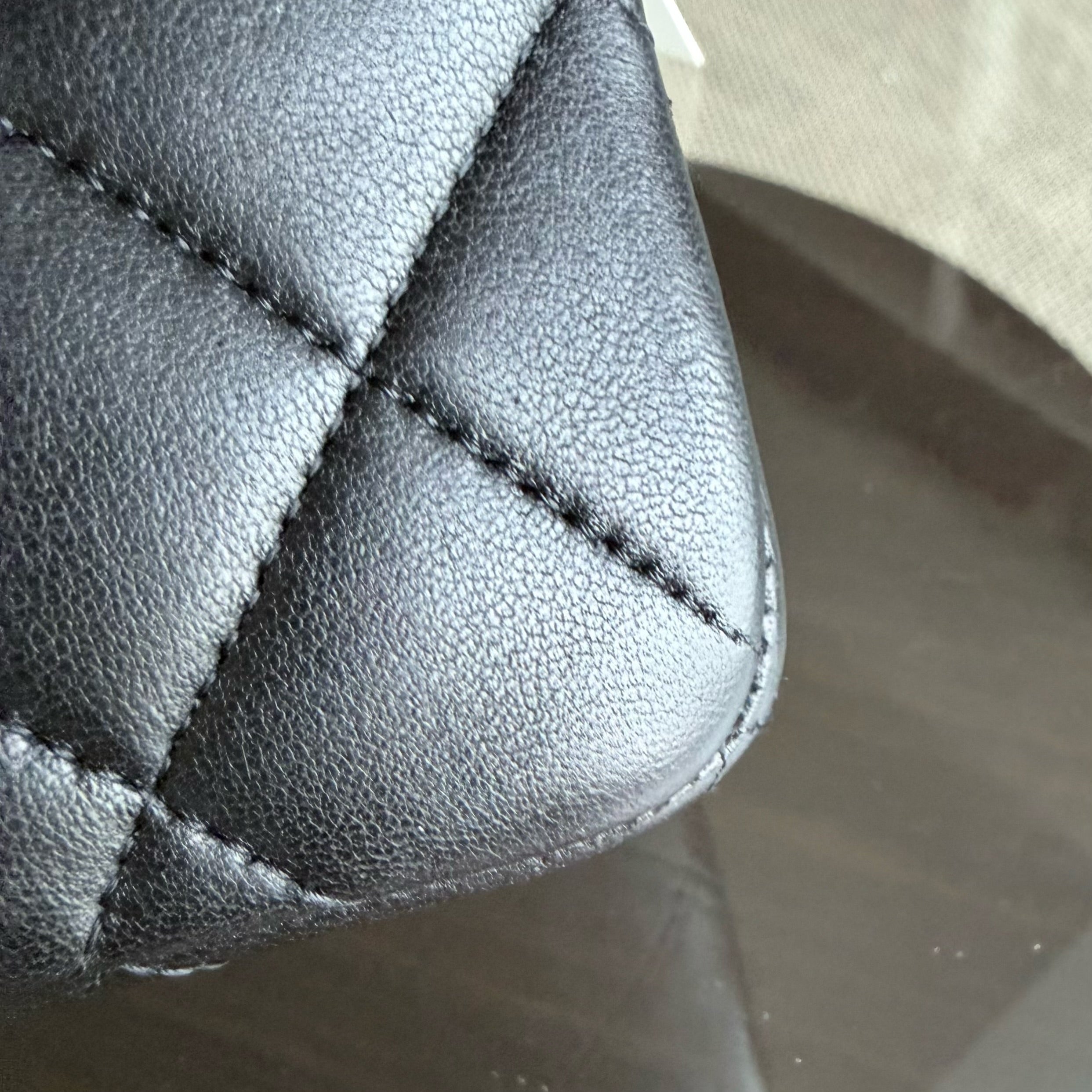 Chanel Classic Flap Small - Lambskin 23CM Quilted Black Silver Hardware Series 14