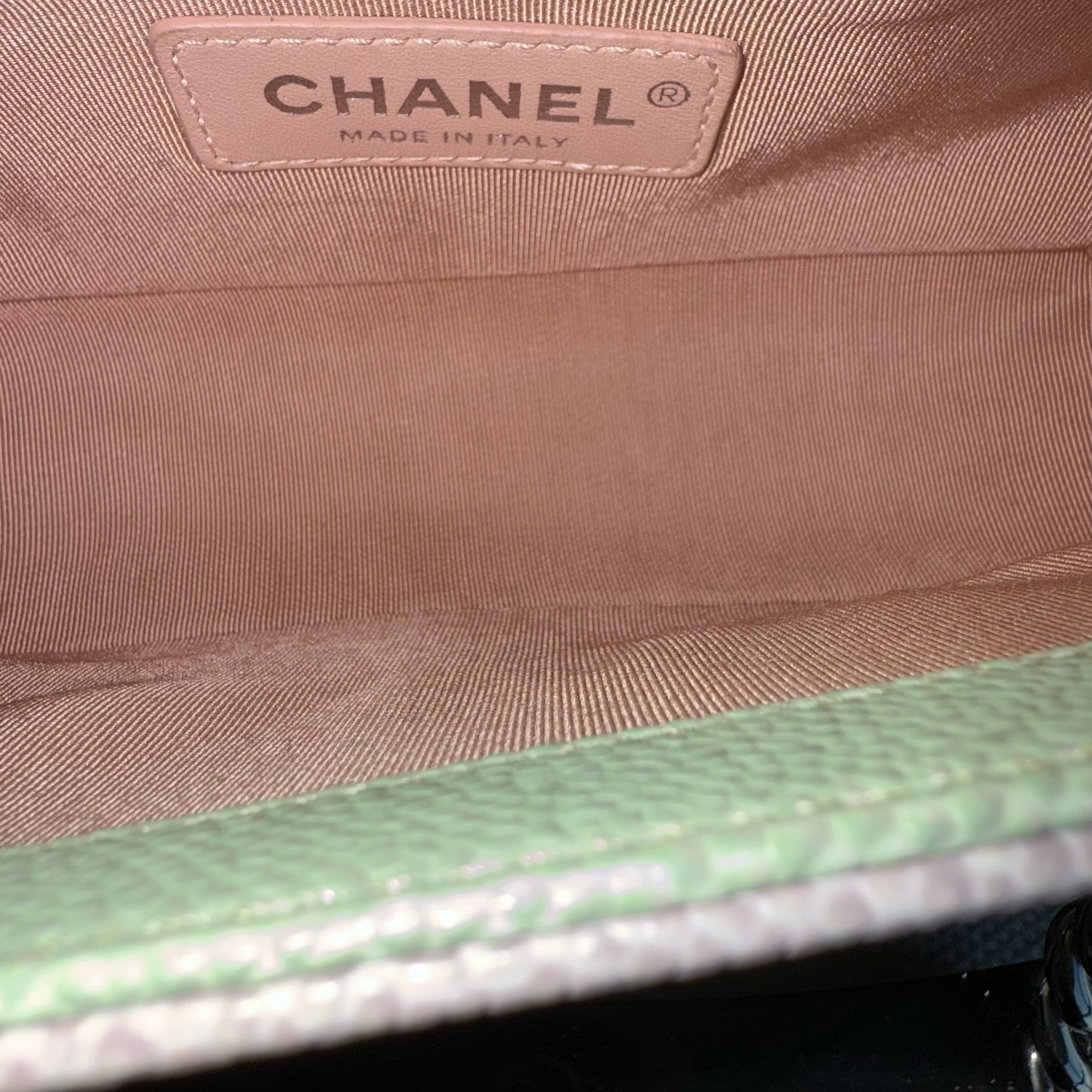 Chanel Boy Small Limited Edition - Caviar Quilted Grained Calfskin Rainbow Silver Hardware Series 25