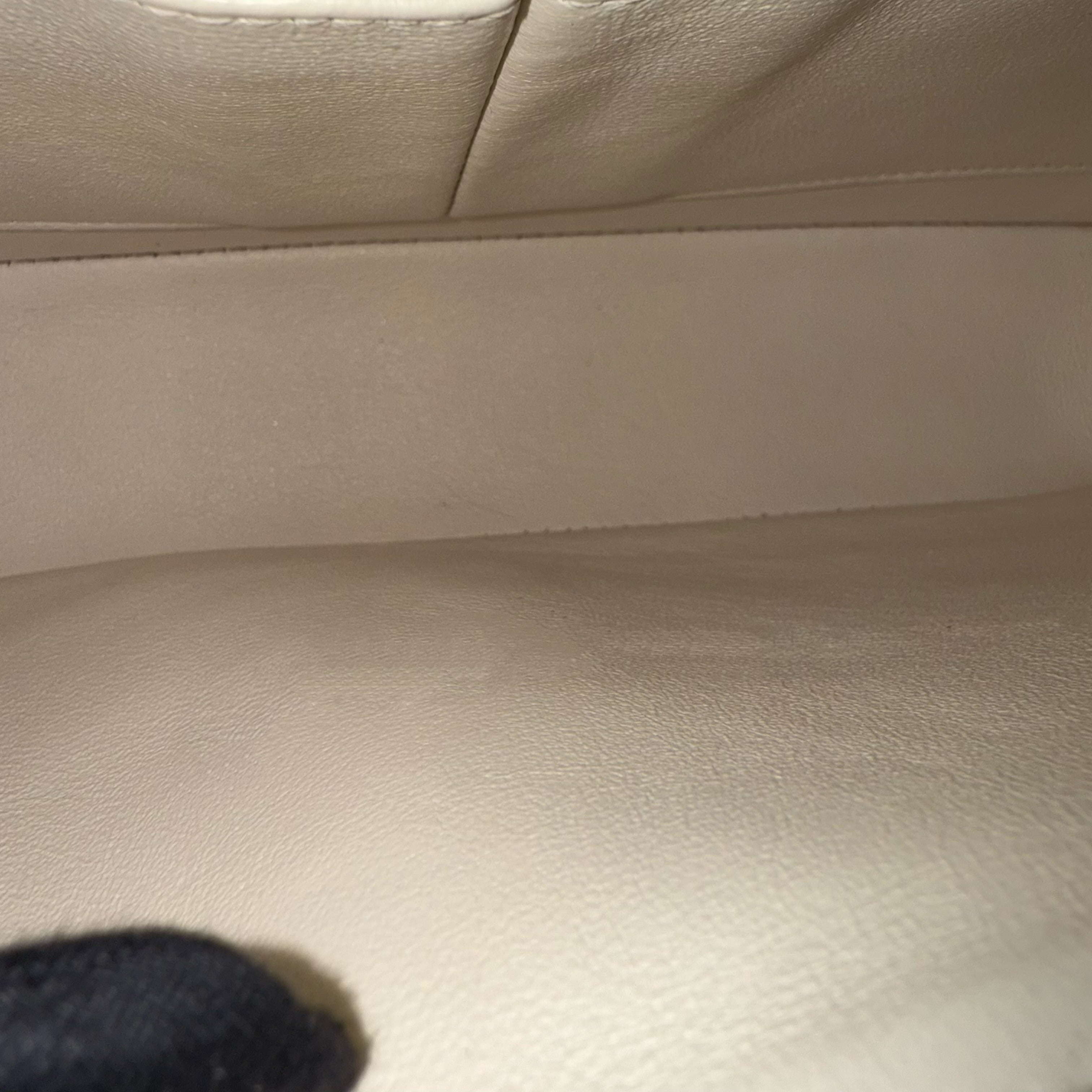 Chanel Classic Flap Medium - Caviar Quilted Grained Calfskin White Gold Hardware Series 23