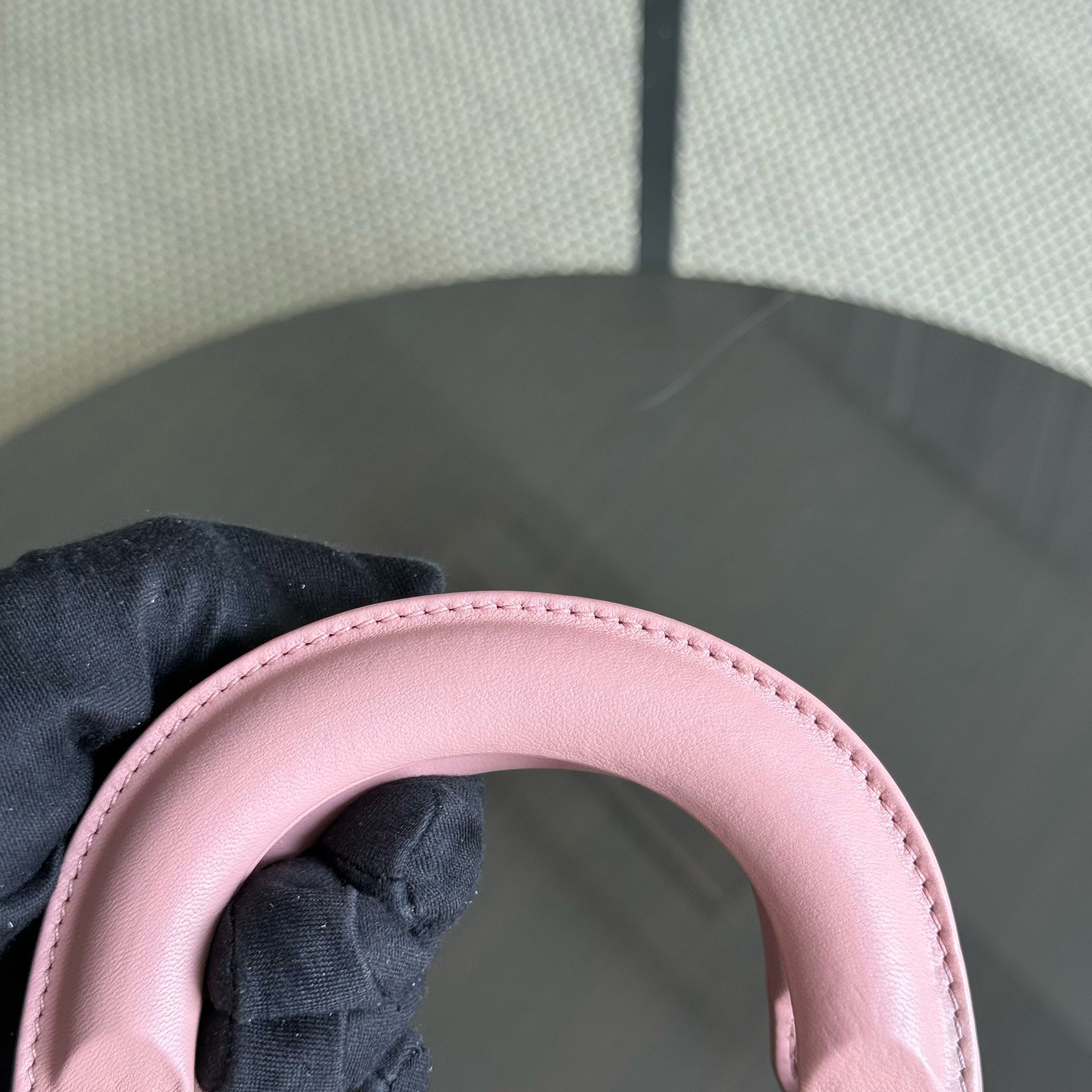 Dior Lady D-Joy Flap Small - Cannage Lambskin Pink Gold Hardware