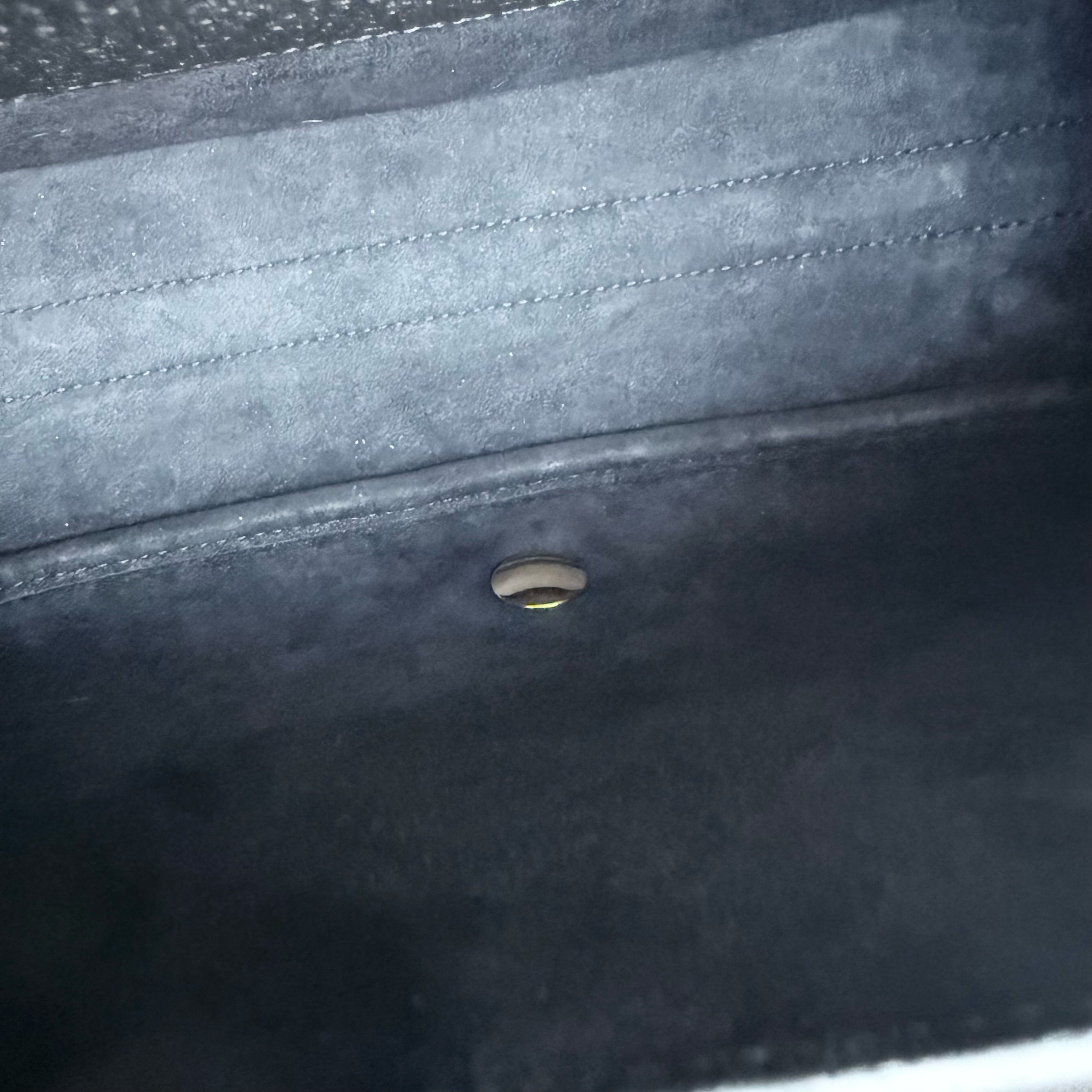 Dior Bobby Large - Caviar Black Golden Hardware With Strap