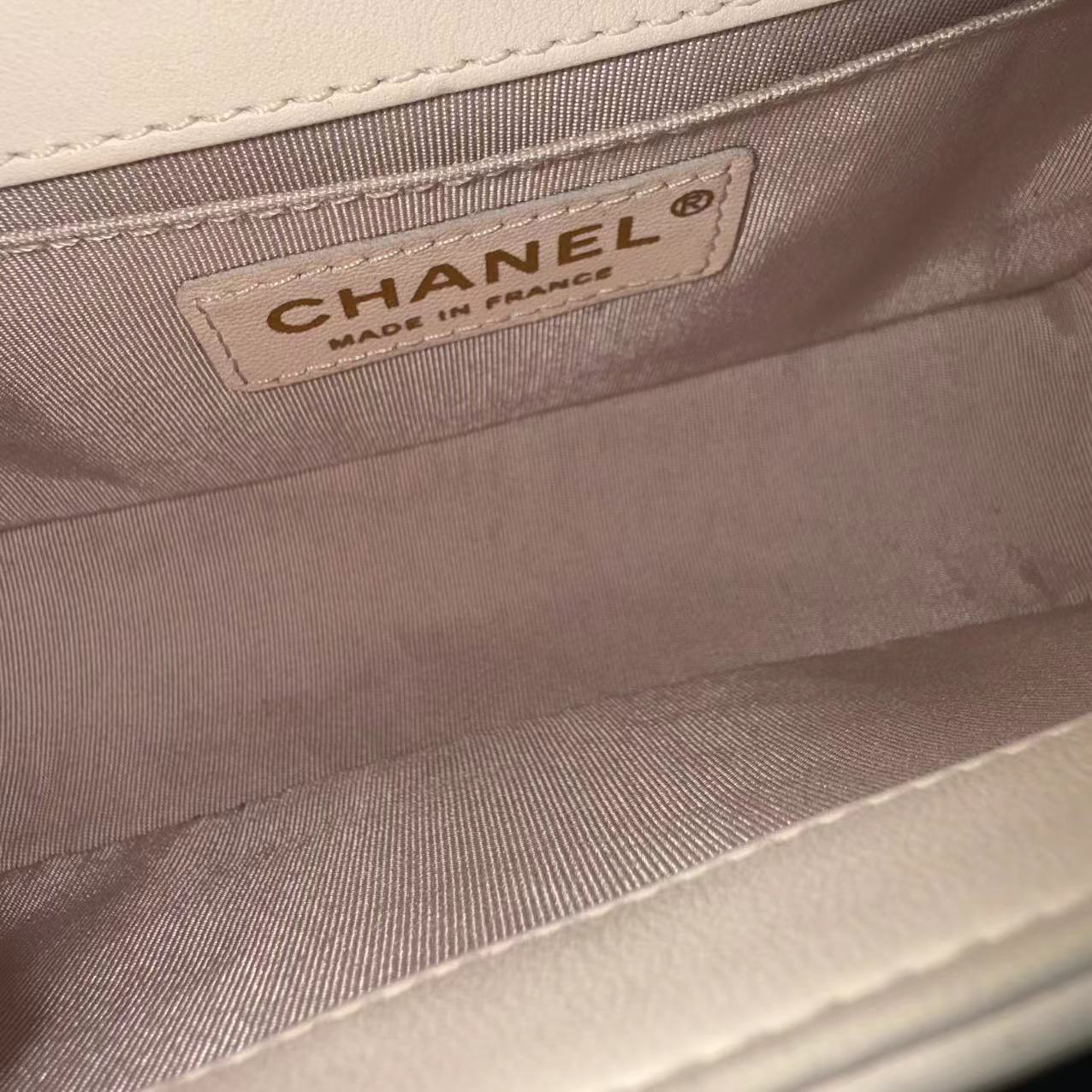 Chanel Boy Small - Light Pink Quilted Lambskin Gold Hardware Series 22