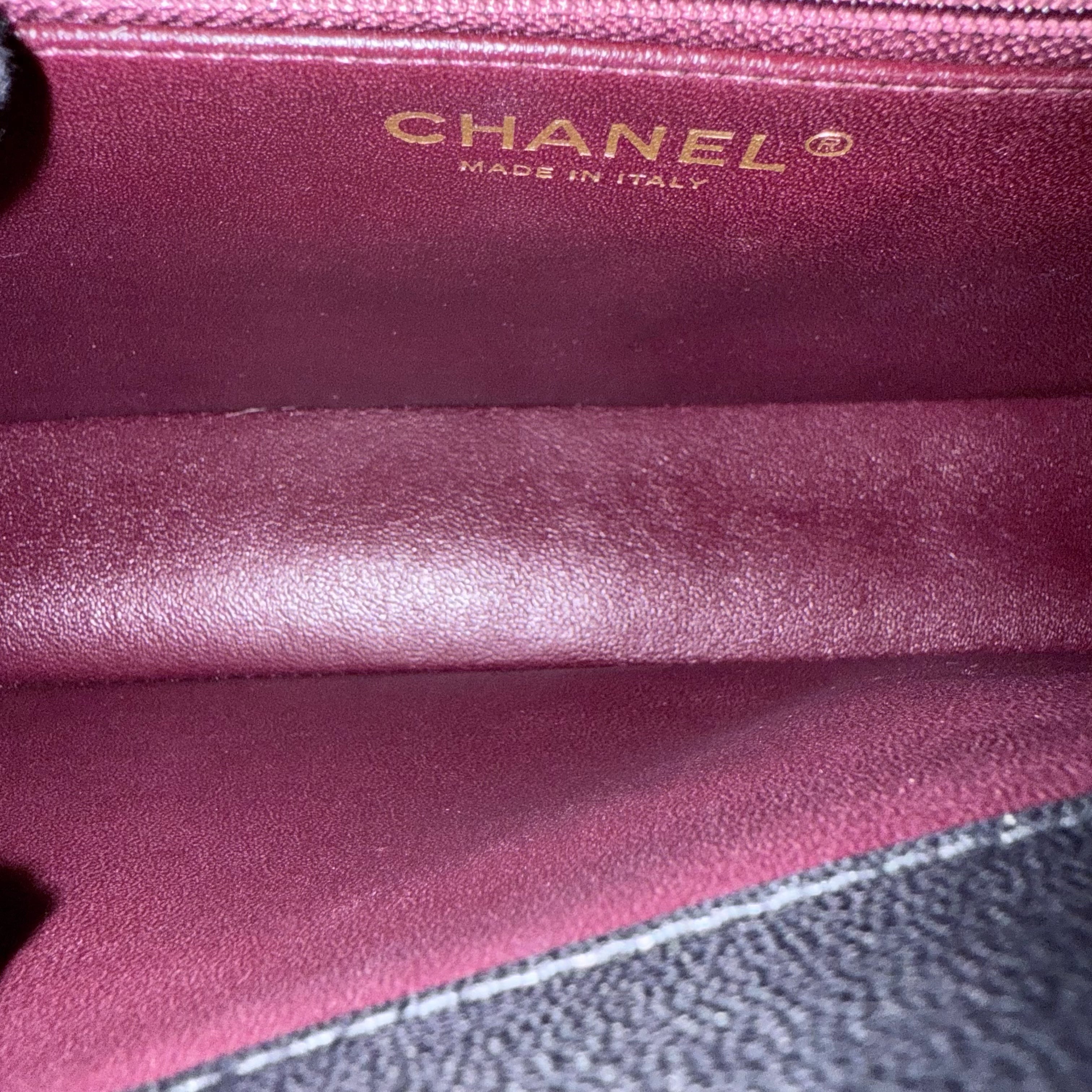 Chanel Diana Reissue - Quilted Lambskin 28CM Black Gold Hardware Series 20