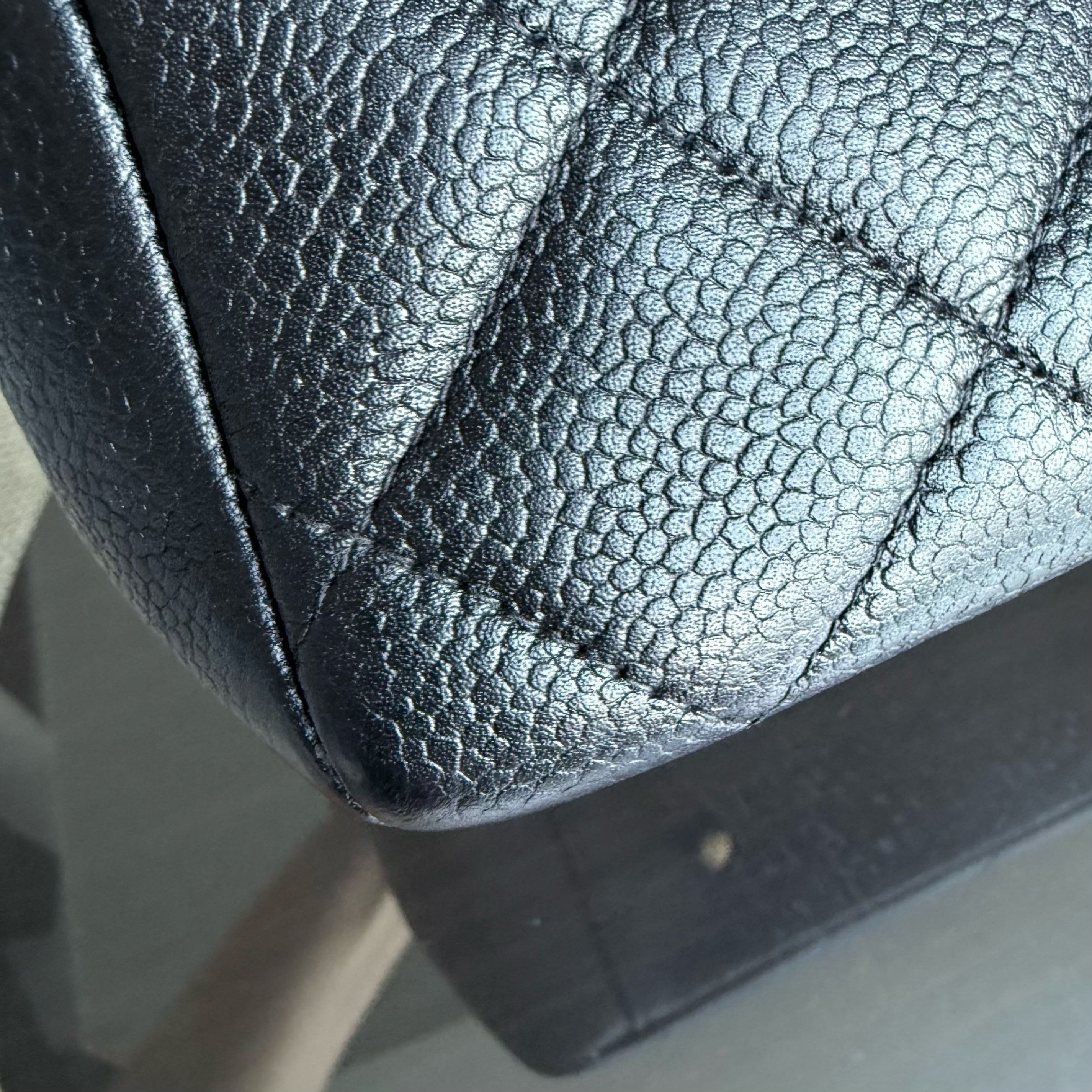 Chanel Timeless Tote - Caviar Quilted Grained Calfskin Black Gold Hardware Series 4