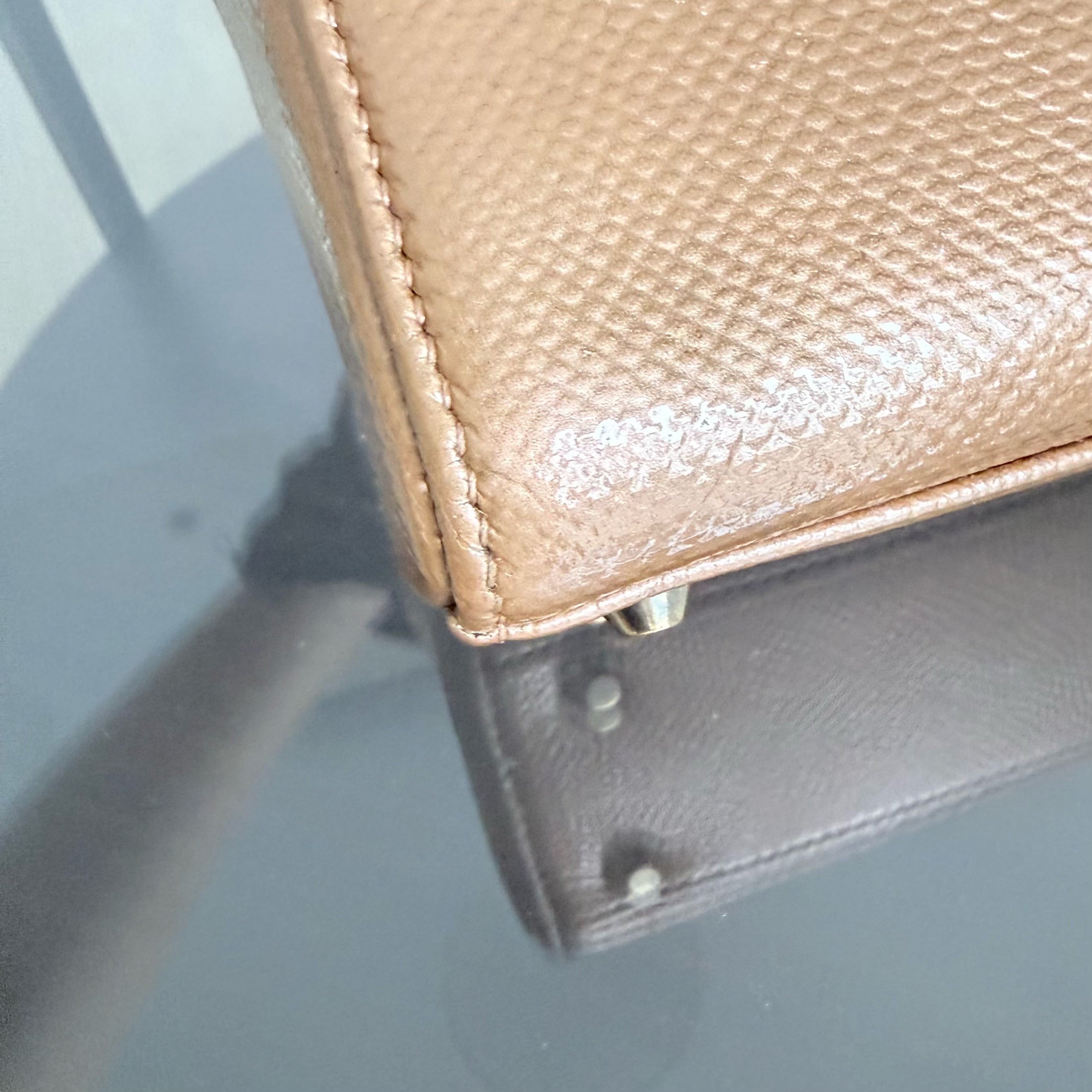 Dior Lady Mini - Exotic Lizard Caramel color Gold Hardware