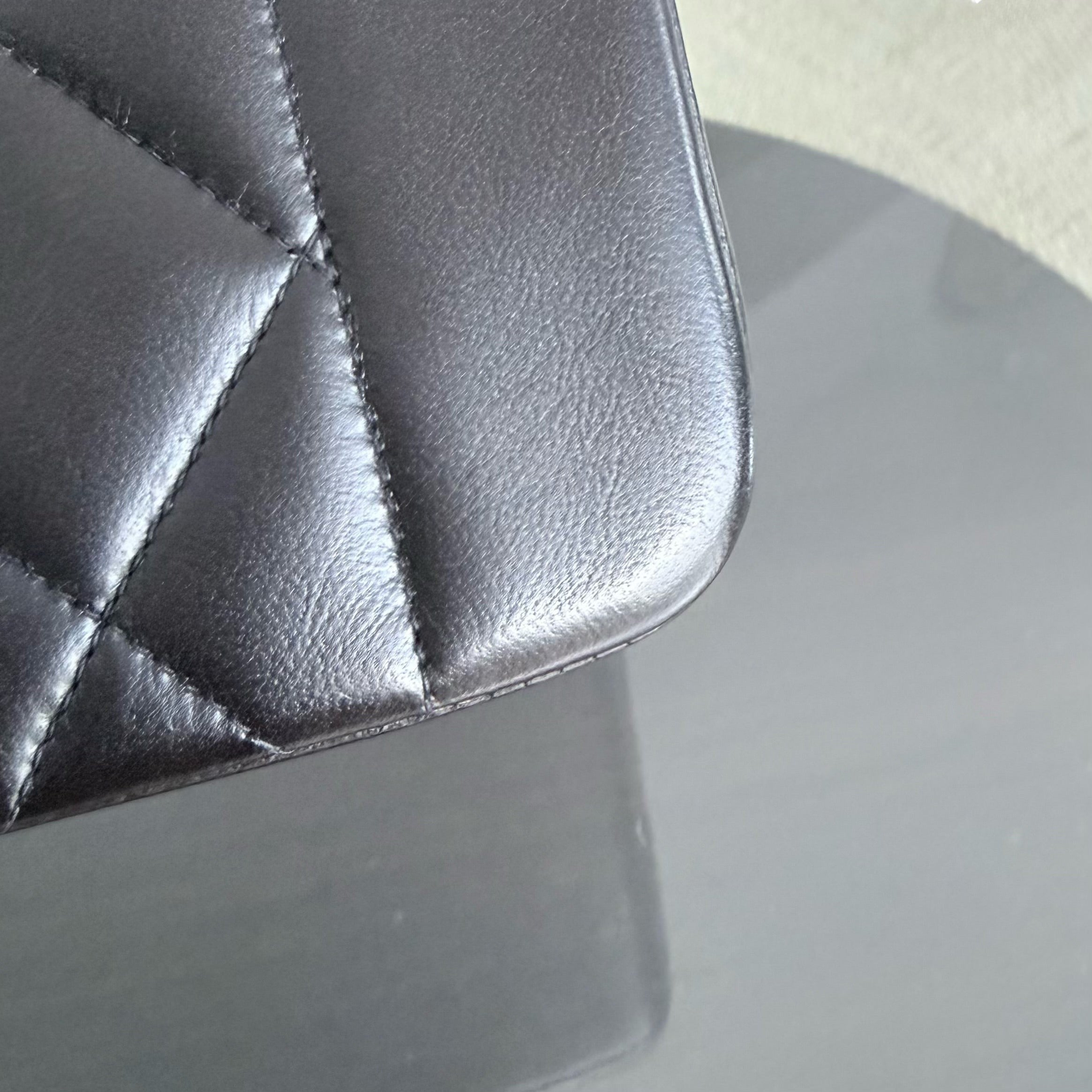 Chanel Diana Small - 23CM Quilted Lambskin Black 24K Gold Hardware Series 3