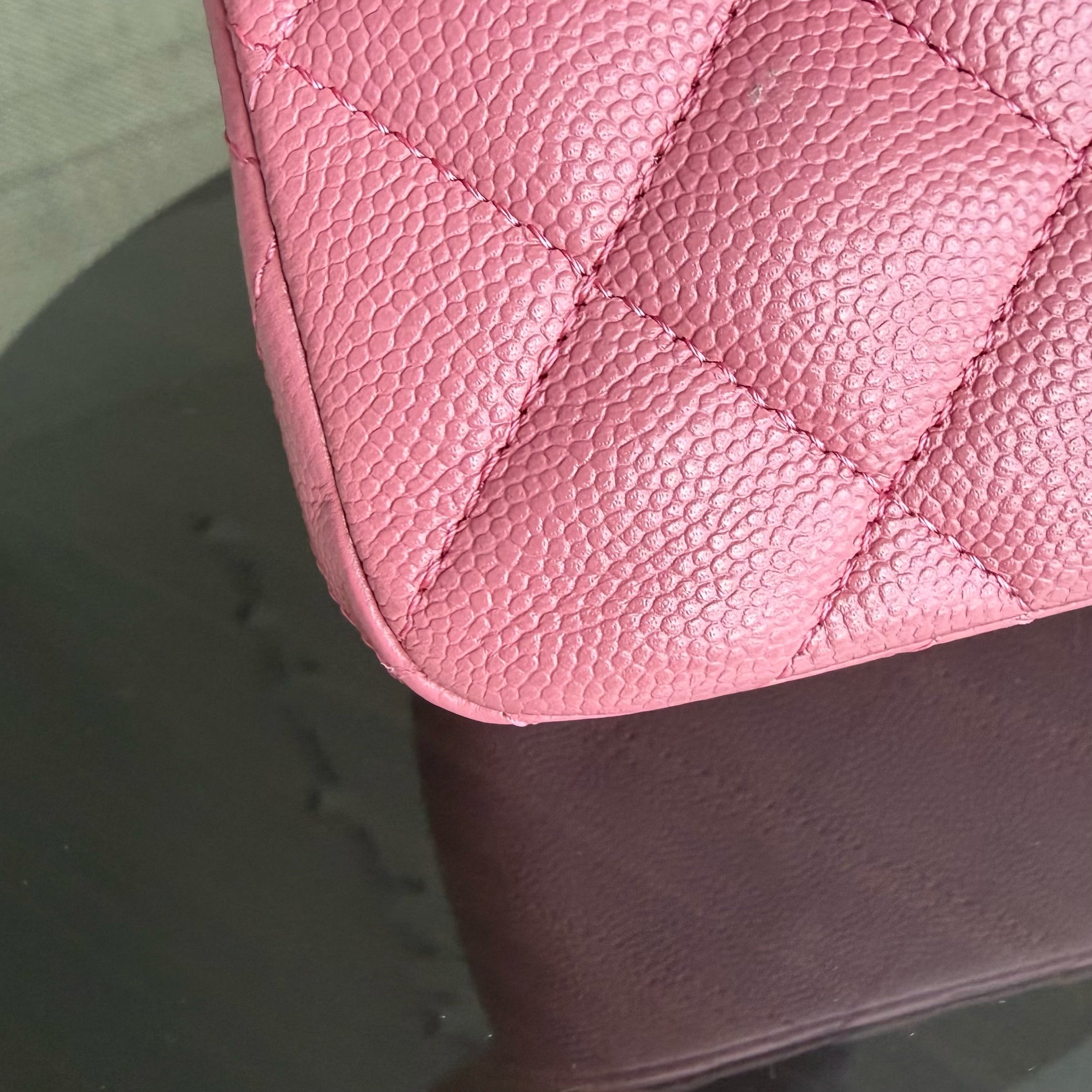 Chanel Classic Flap Small - Caviar 23CM Quilted Barbie Pink Gold Hardware Microchip