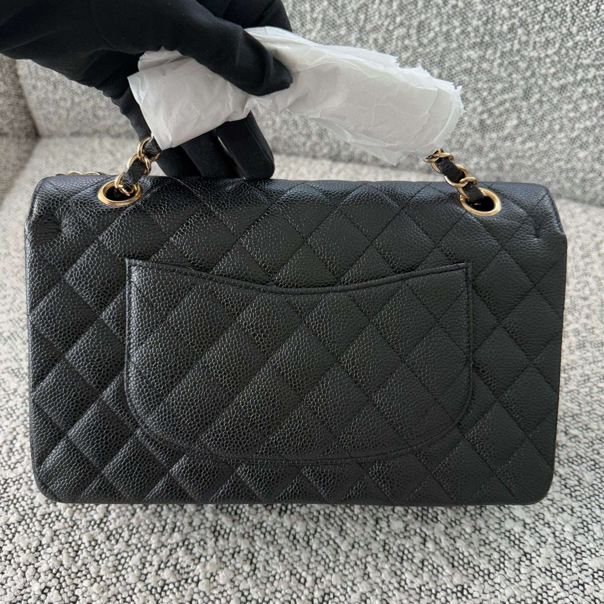 Balance of Chanel Black Caviar GHW No13