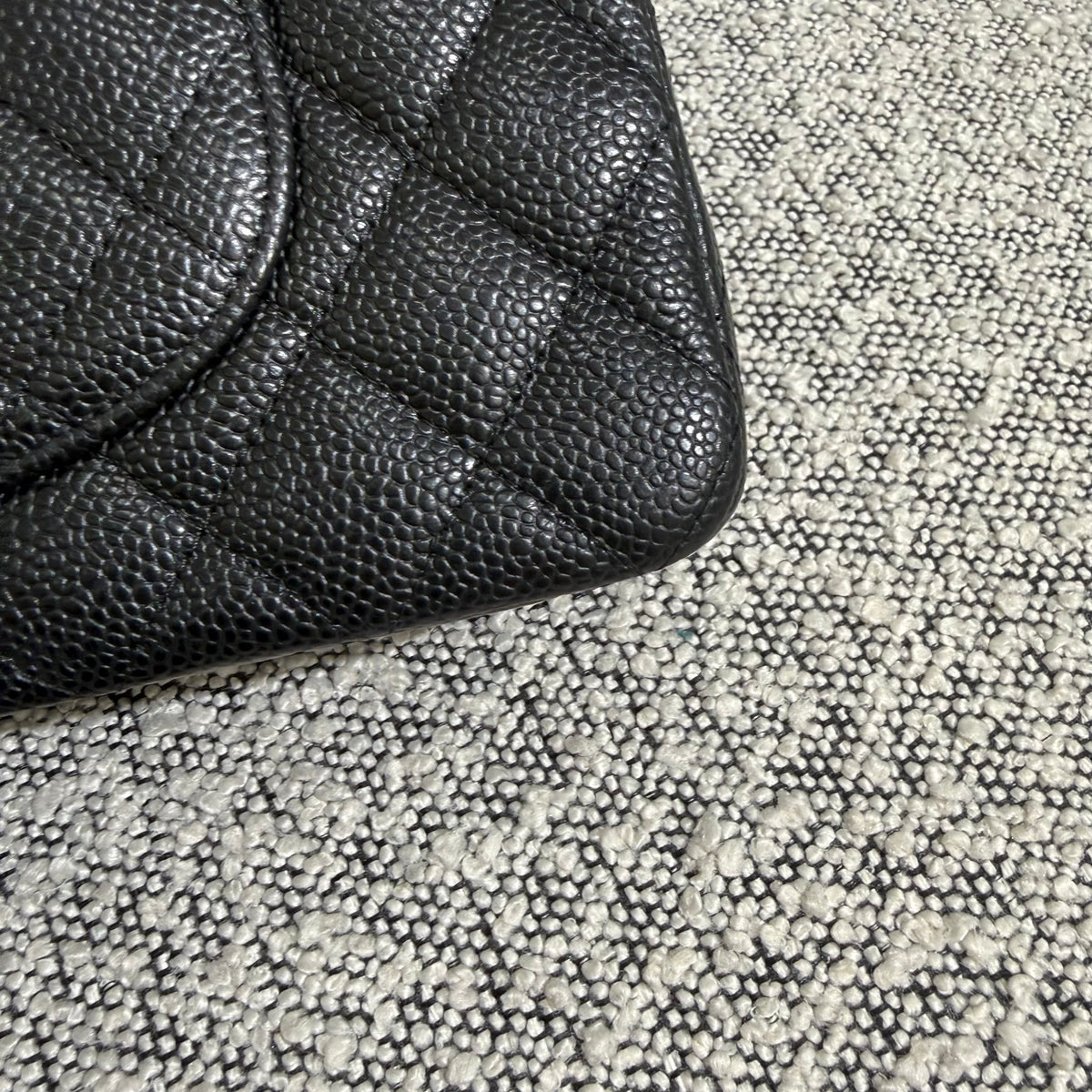 Chanel Classic Flap Medium - 25CM Quilted Caviar Black Gold Hardware