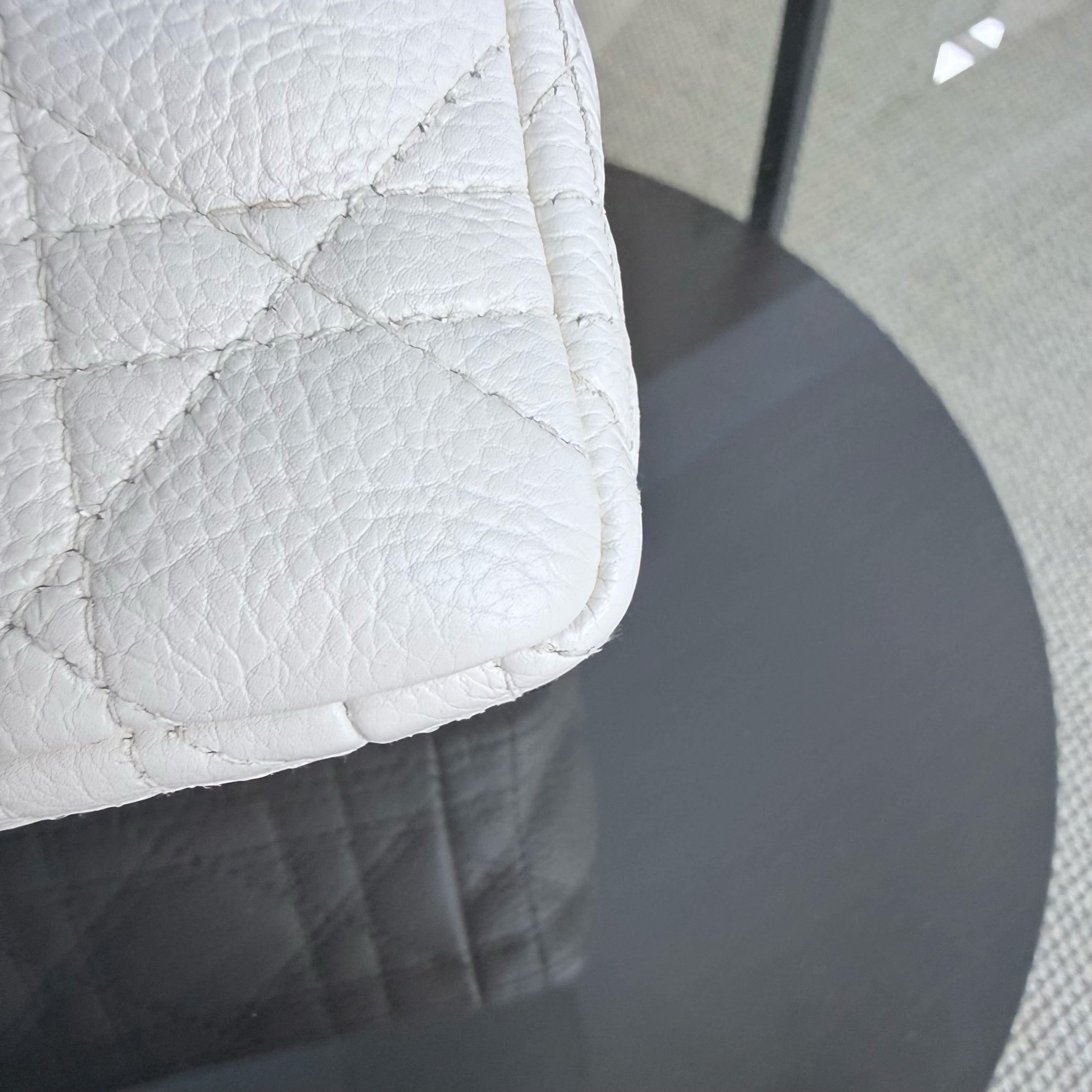 Dior Caro Small - Cannage Grained Calfskin White Gold Hardware