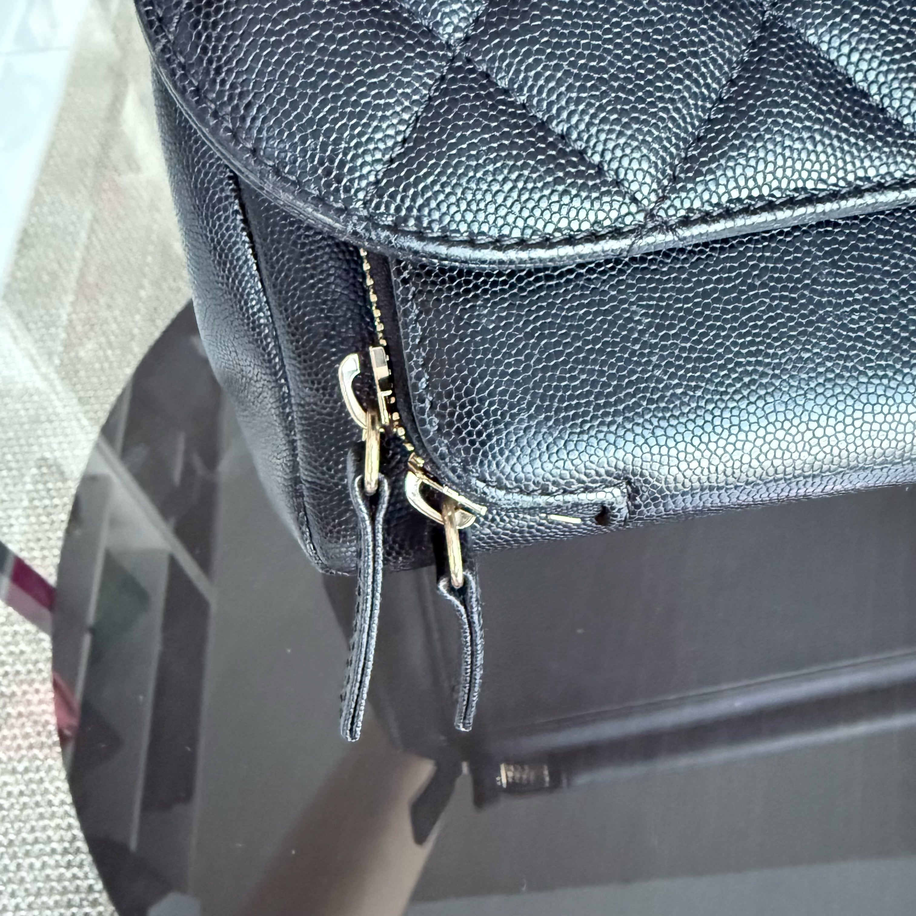 Chanel Business Affinity Large - 27CM Caviar Quilted Black Gold Hardware Series 23