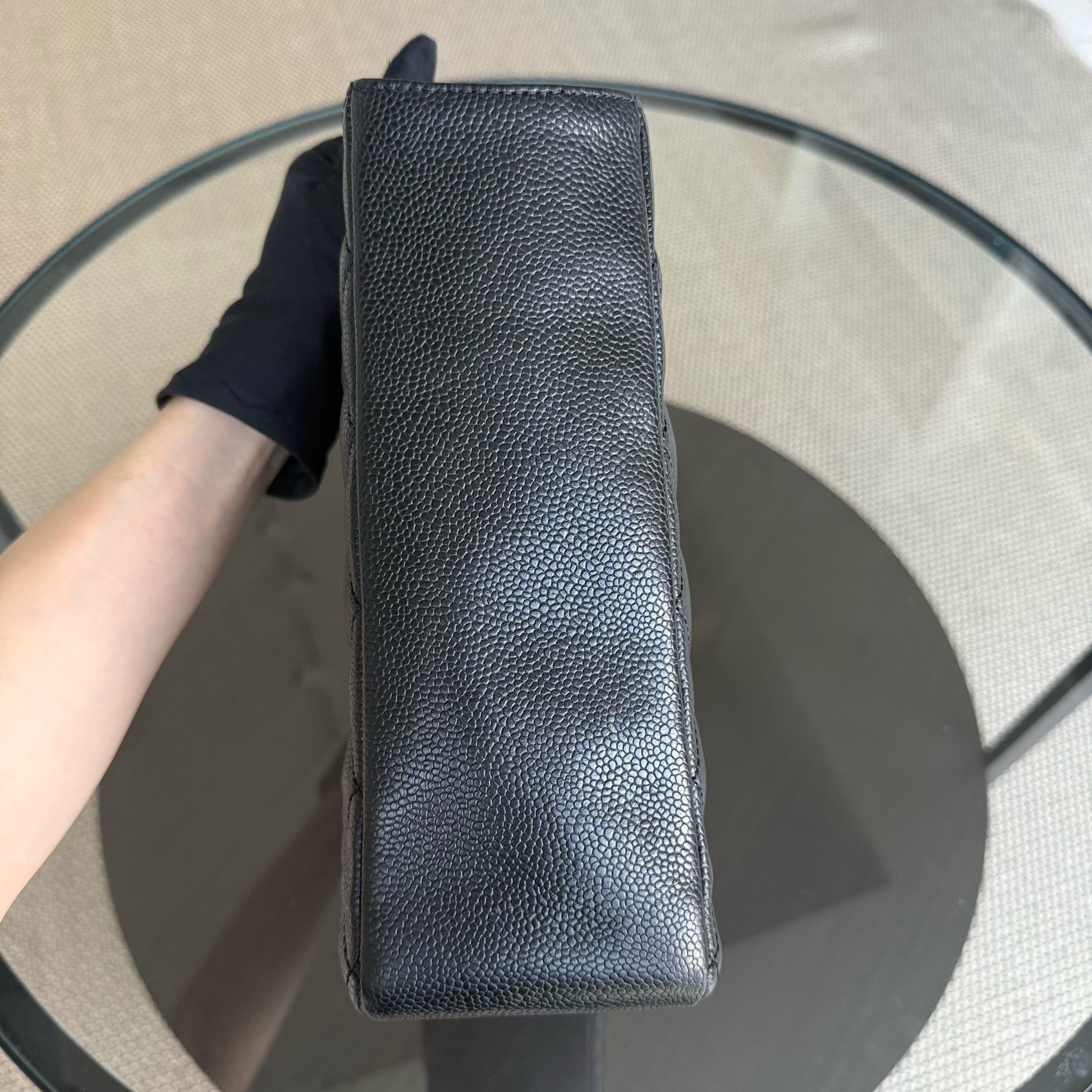 Chanel PST Petite Shopping Tote - Caviar Quilted Black Gold Hardware