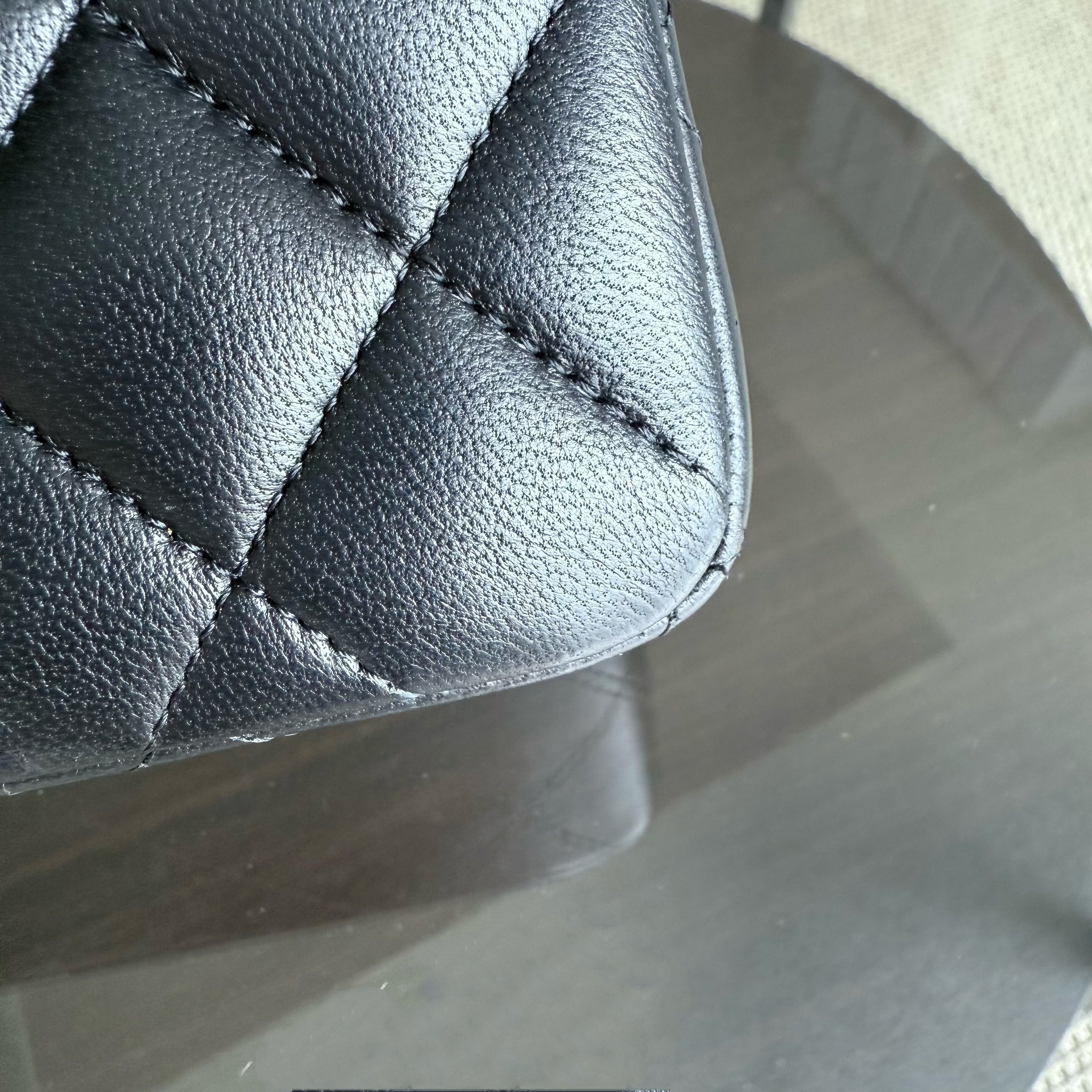 Chanel Classic Flap Small - 23CM Quilted Lambskin Black Gold Hardware Series 30