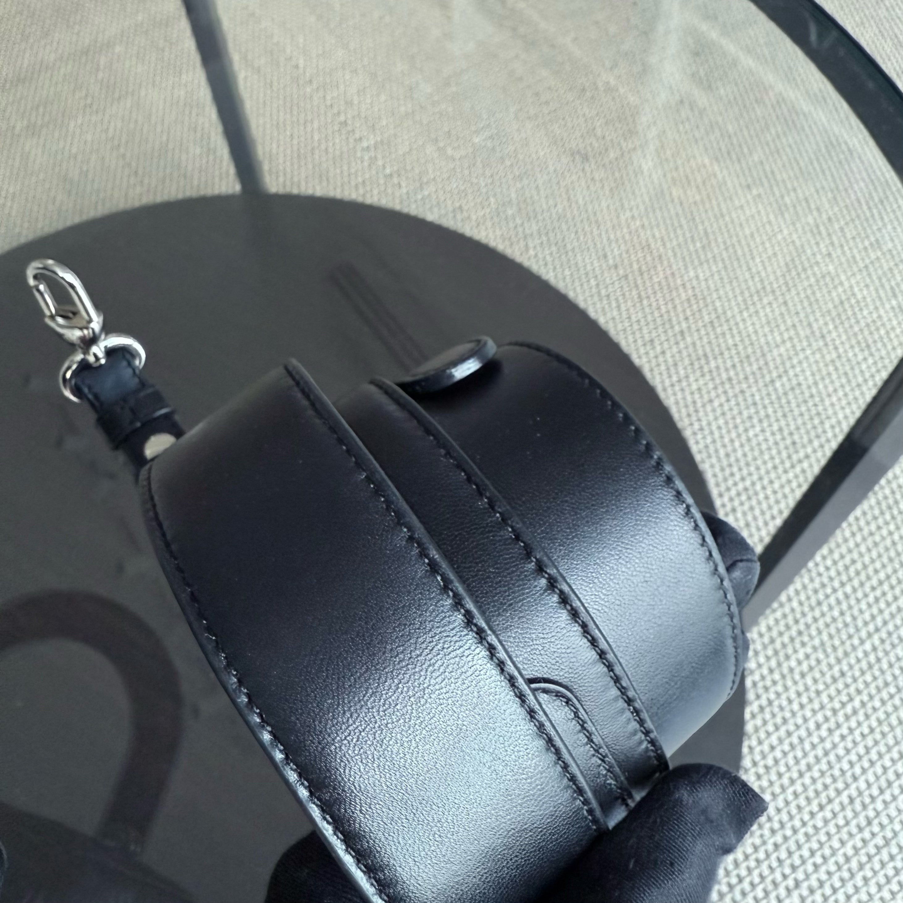 Dior Lady Small Flap - Cannage Lambskin Black Silver Hardware