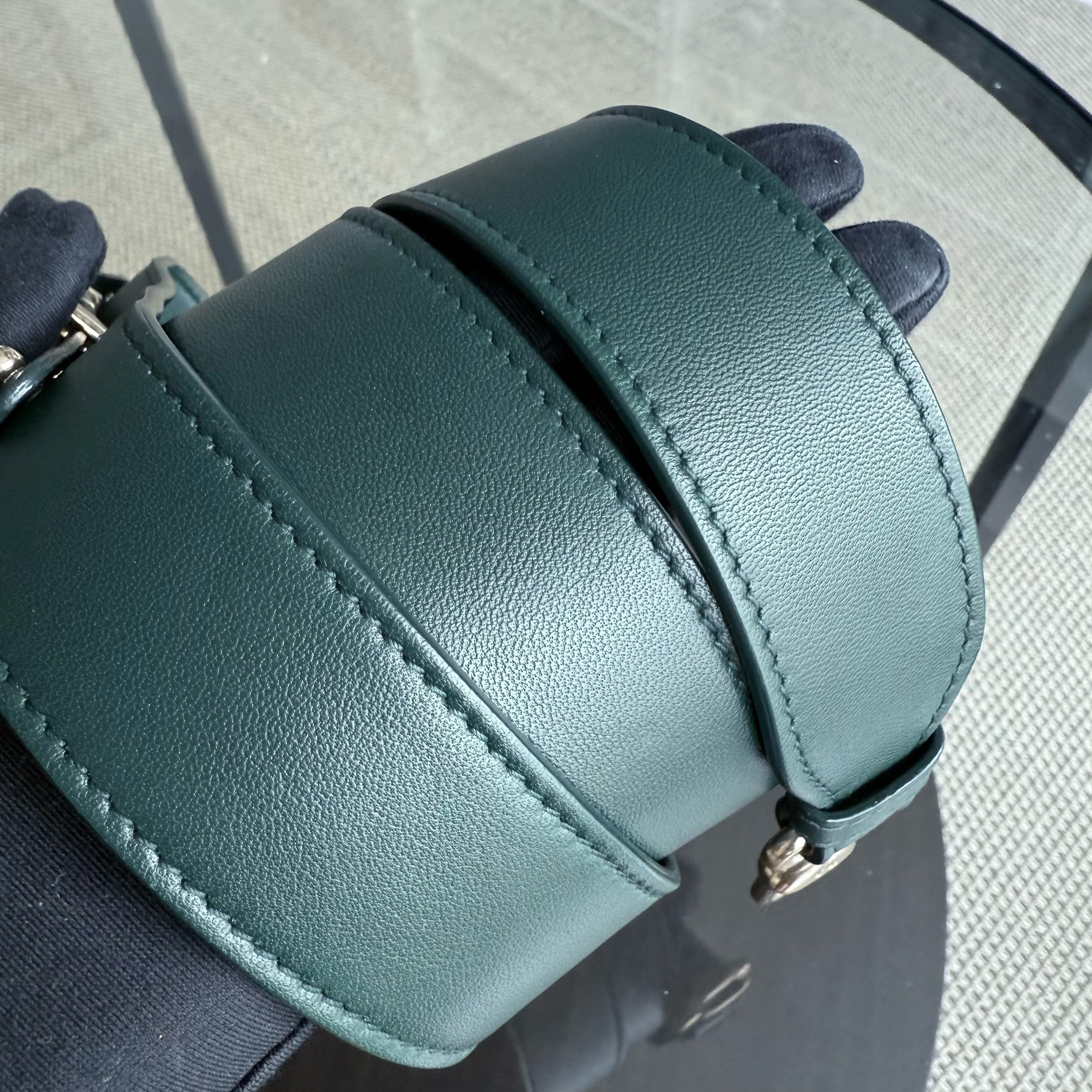 Dior Lady Small ABC - Cannage Lambskin Dark Green Gold Hardware MyABC