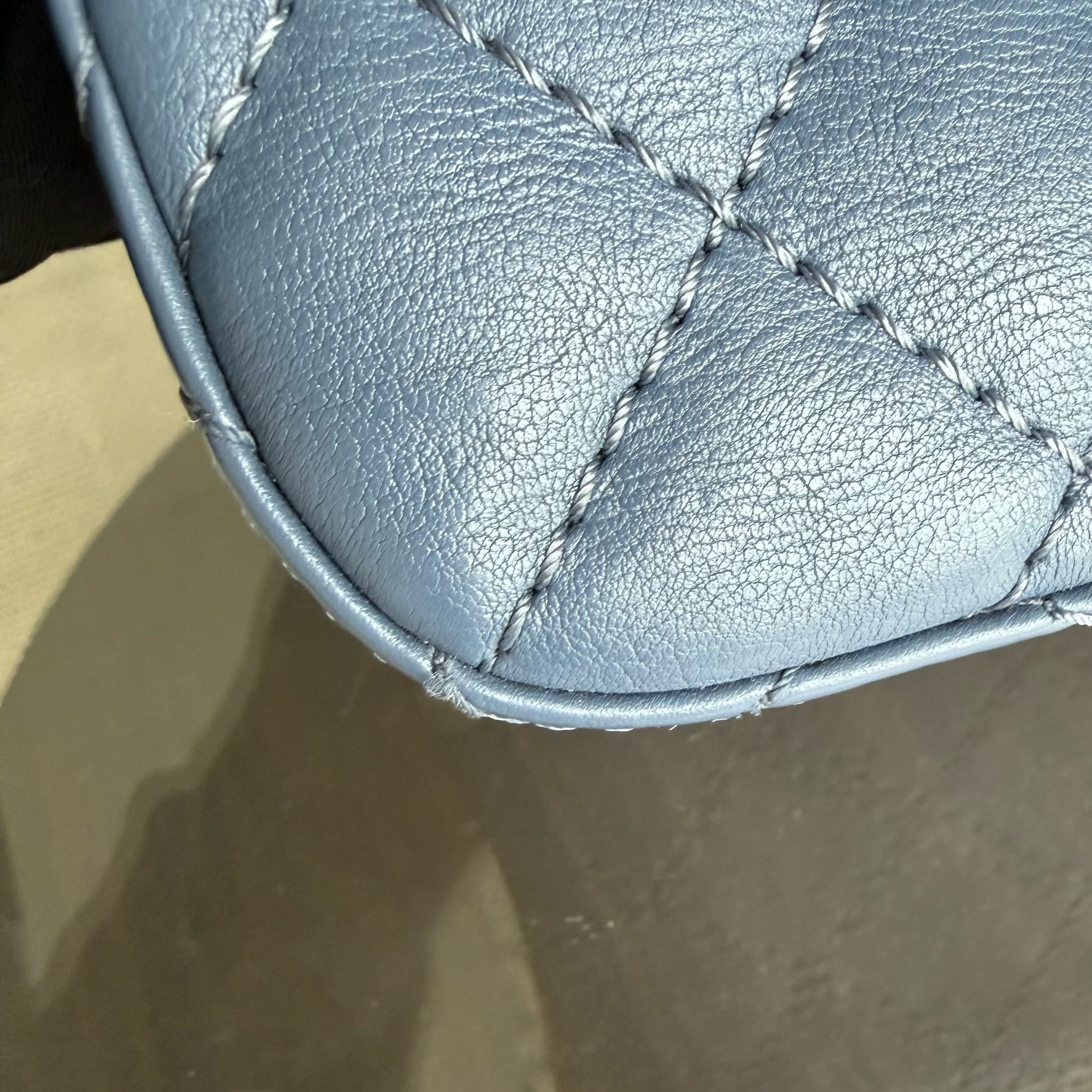 Chanel 2.55 Reissue 225 - 24CM Caviar Quilted Blue Gold Hardware Series 23