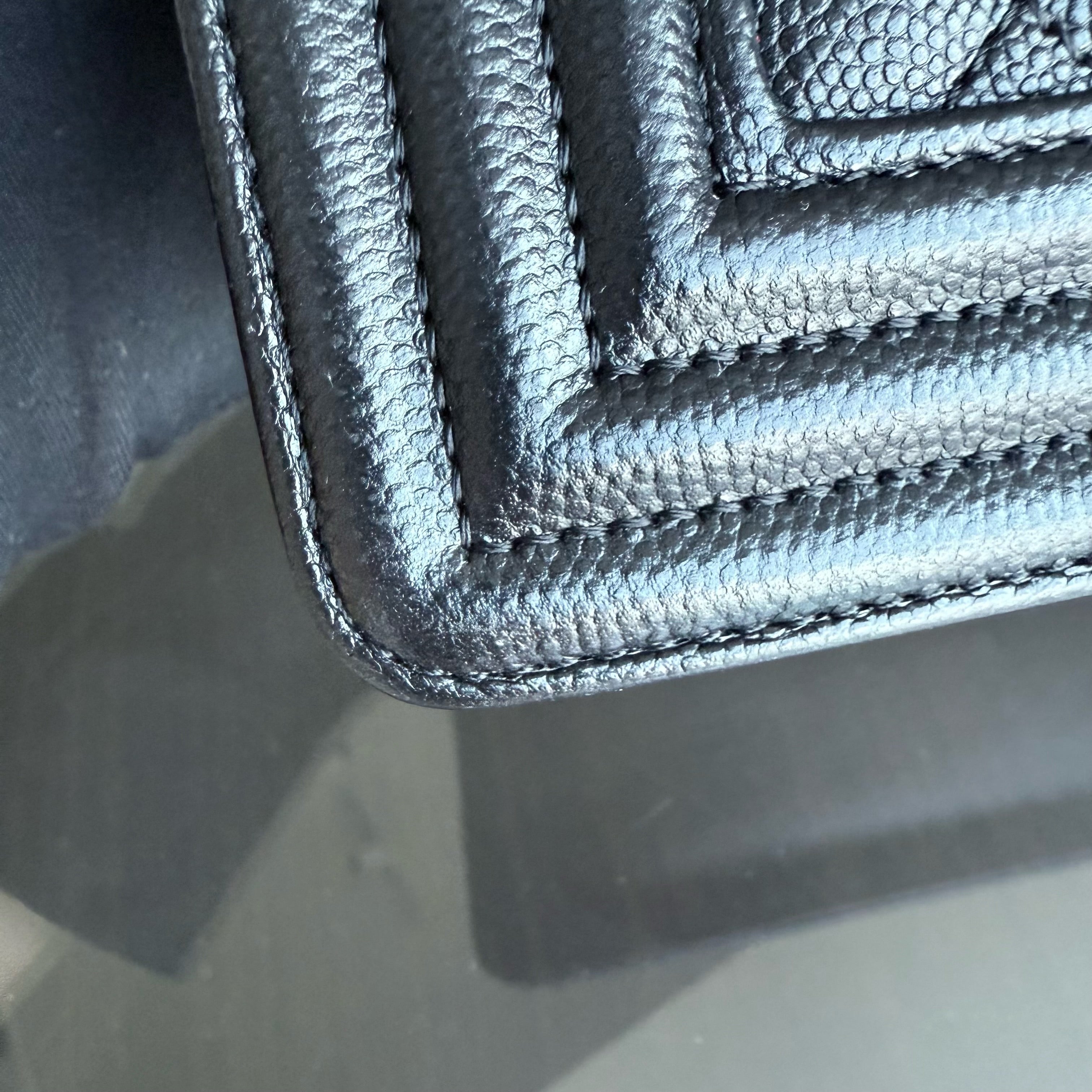 Chanel Boy Small - Caviar Quilted Grained Calfskin Black Gold Hardware Series 23