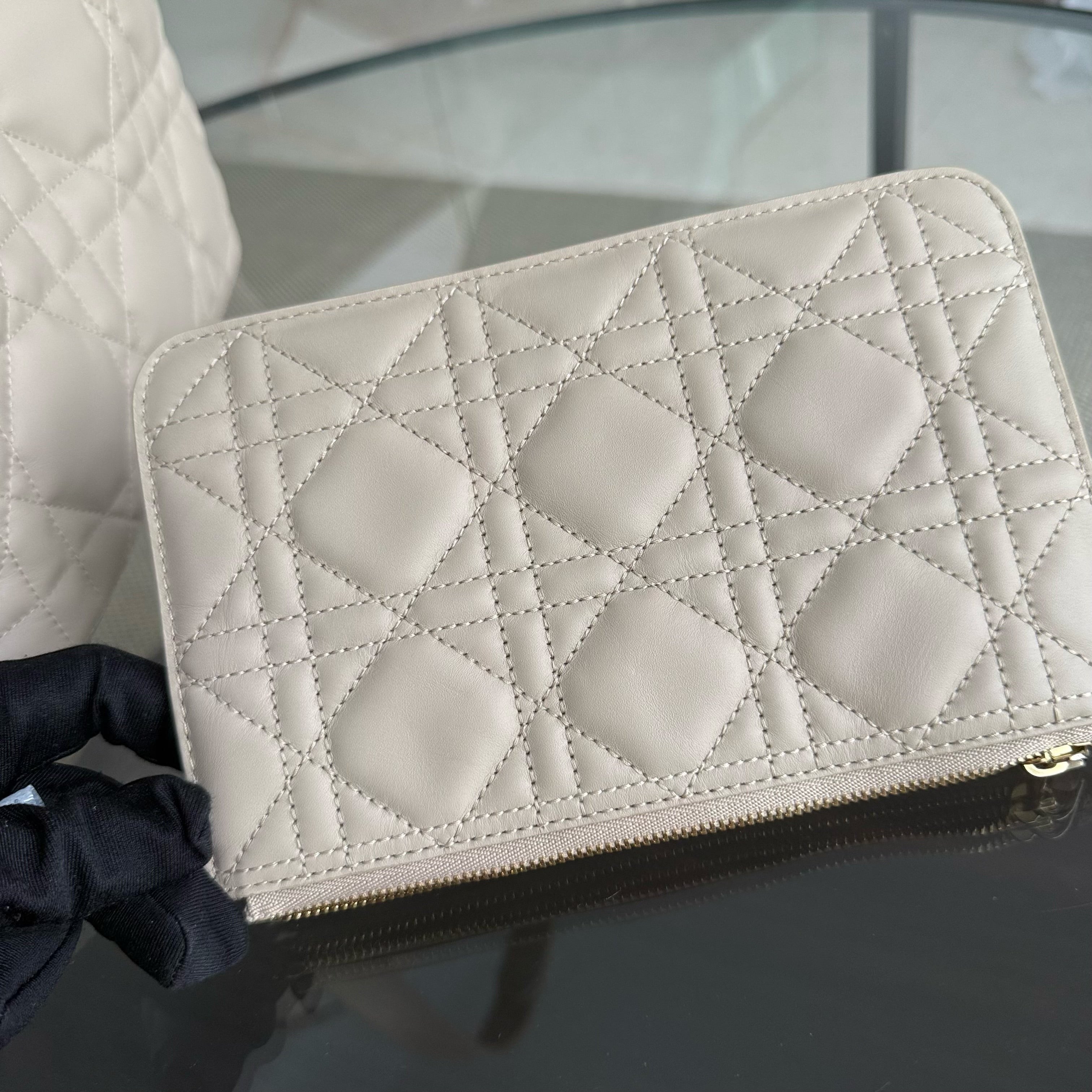 Dior Toujours Macrocannage Quilt Calfskin Medium tote bag