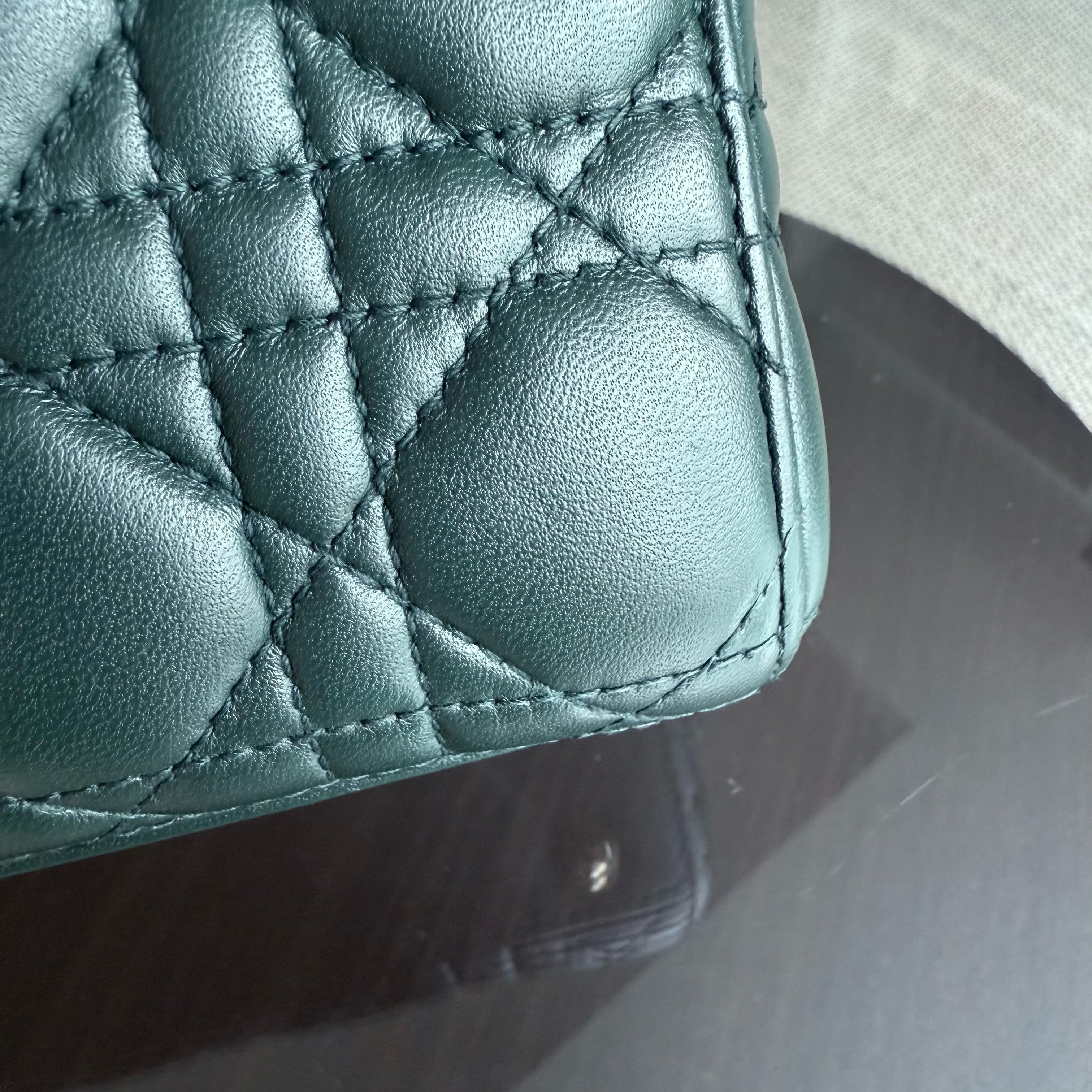 Dior Lady Small ABC - Cannage Lambskin Dark Green Gold Hardware MyABC