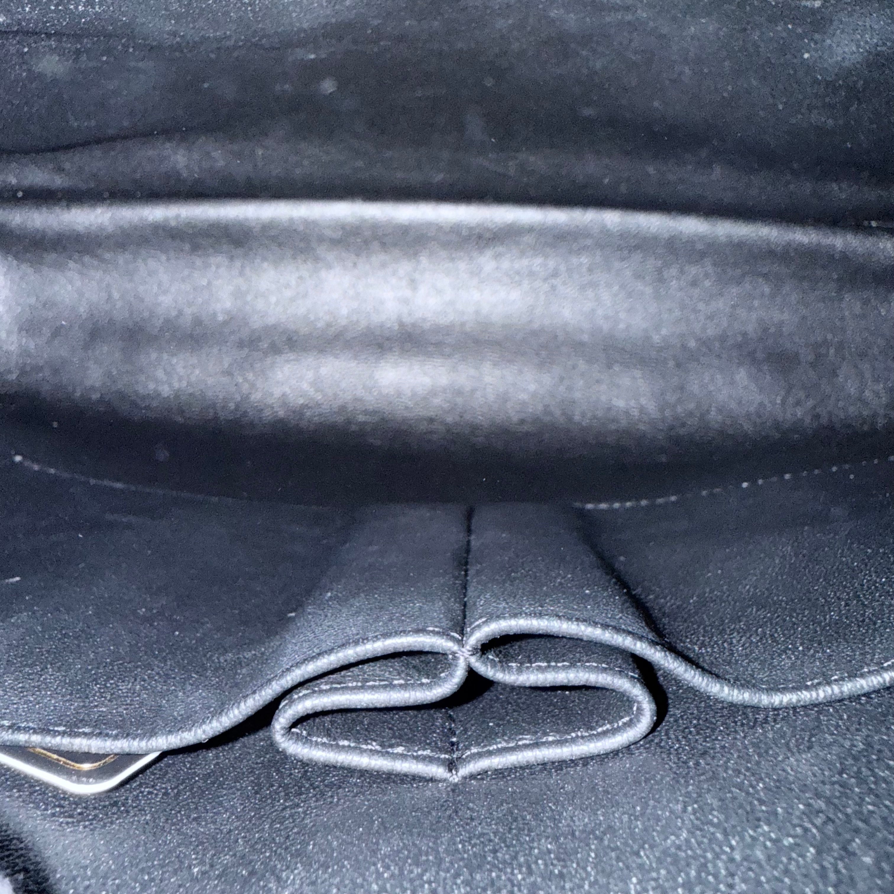 Chanel Coco Handle Large - Caviar 34CM Quilted Black Ruthenium Silver Hardware Series 23