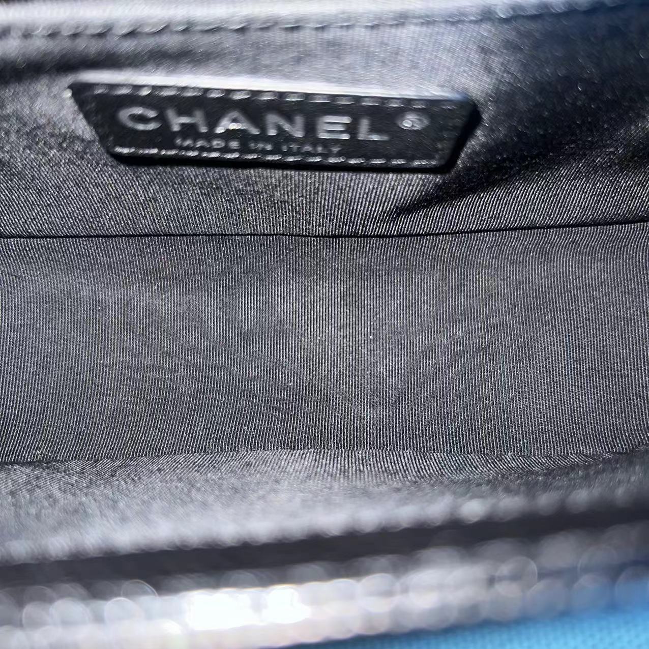 Chanel Boy Small - Caviar Quilted Grained Calfskin Black Ruthenium Silver Hardware Series 19