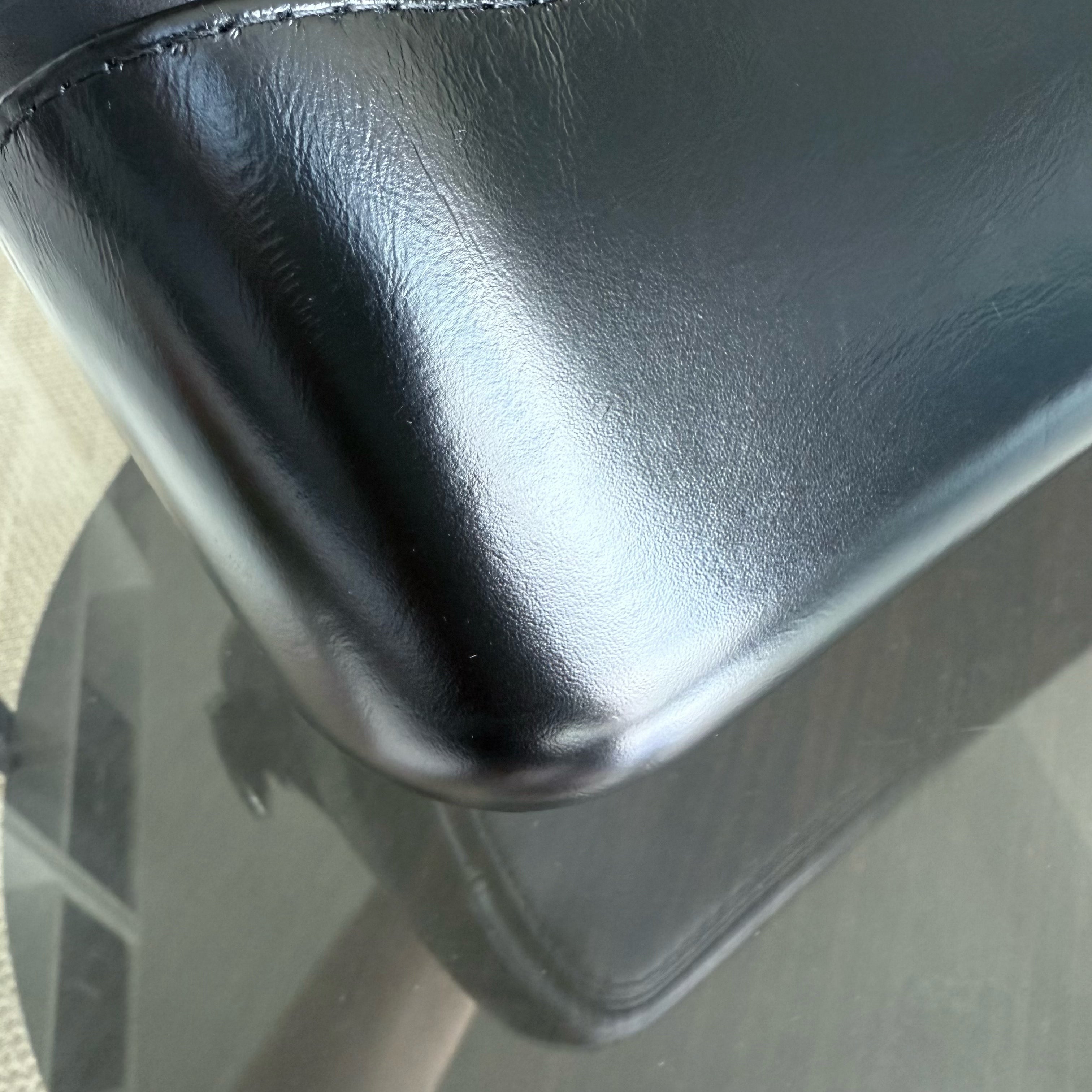 Chanel Gabrielle Medium - Quilted Calfskin Black Two-tone Gold Hardware Series 25