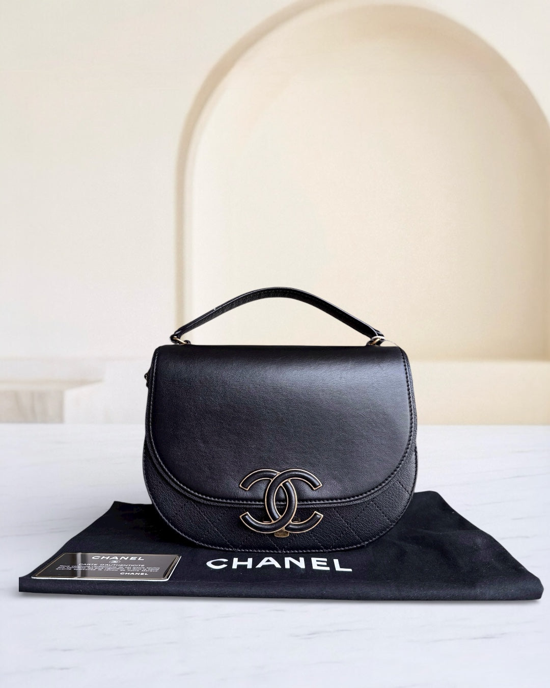 Chanel Coco Curve Cuba - Quilted Calfskin Black Gold Hardware Series 23