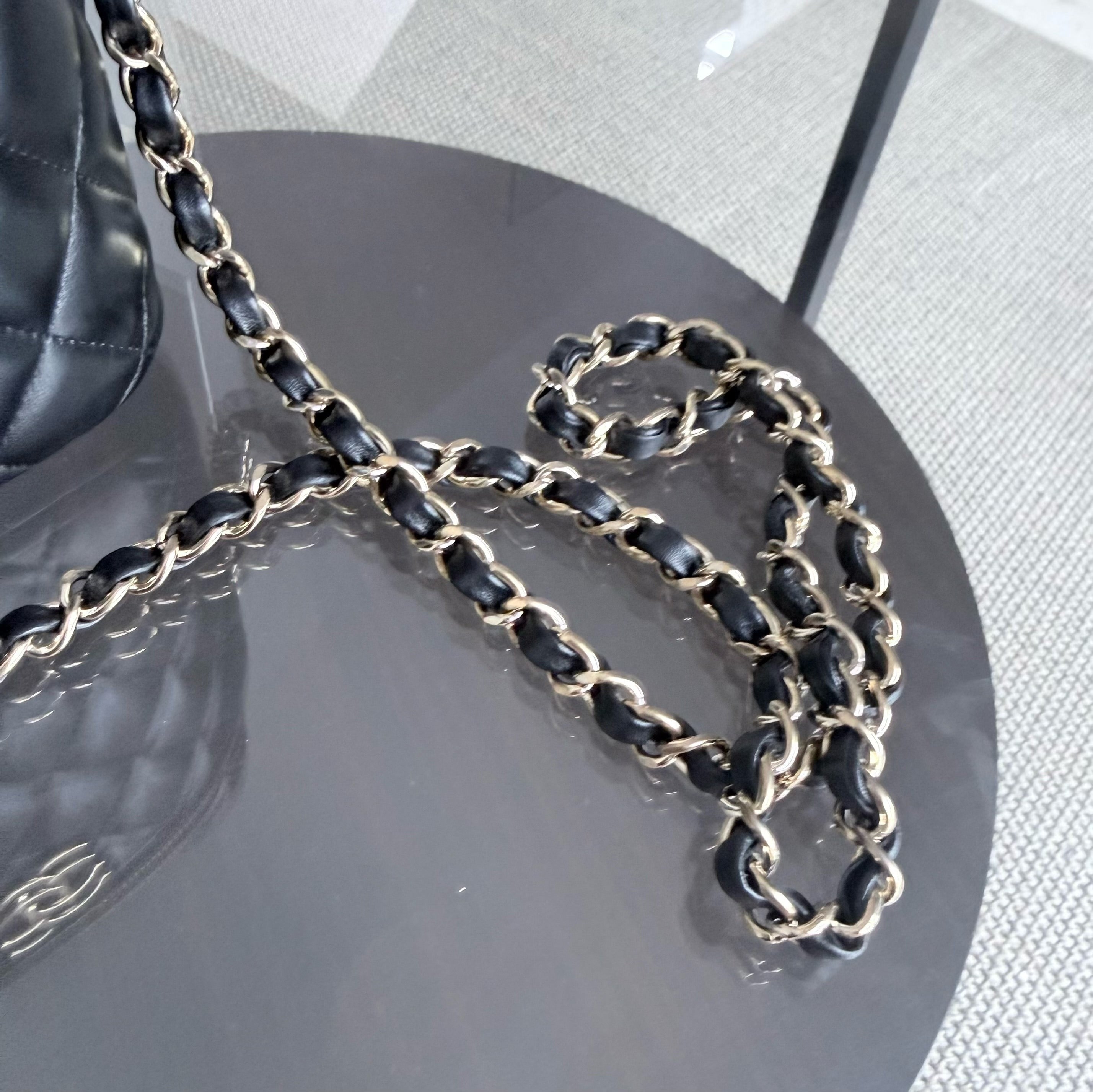 Chanel Trendy CC Vanity Black Lambskin Gold Hardware Microchip