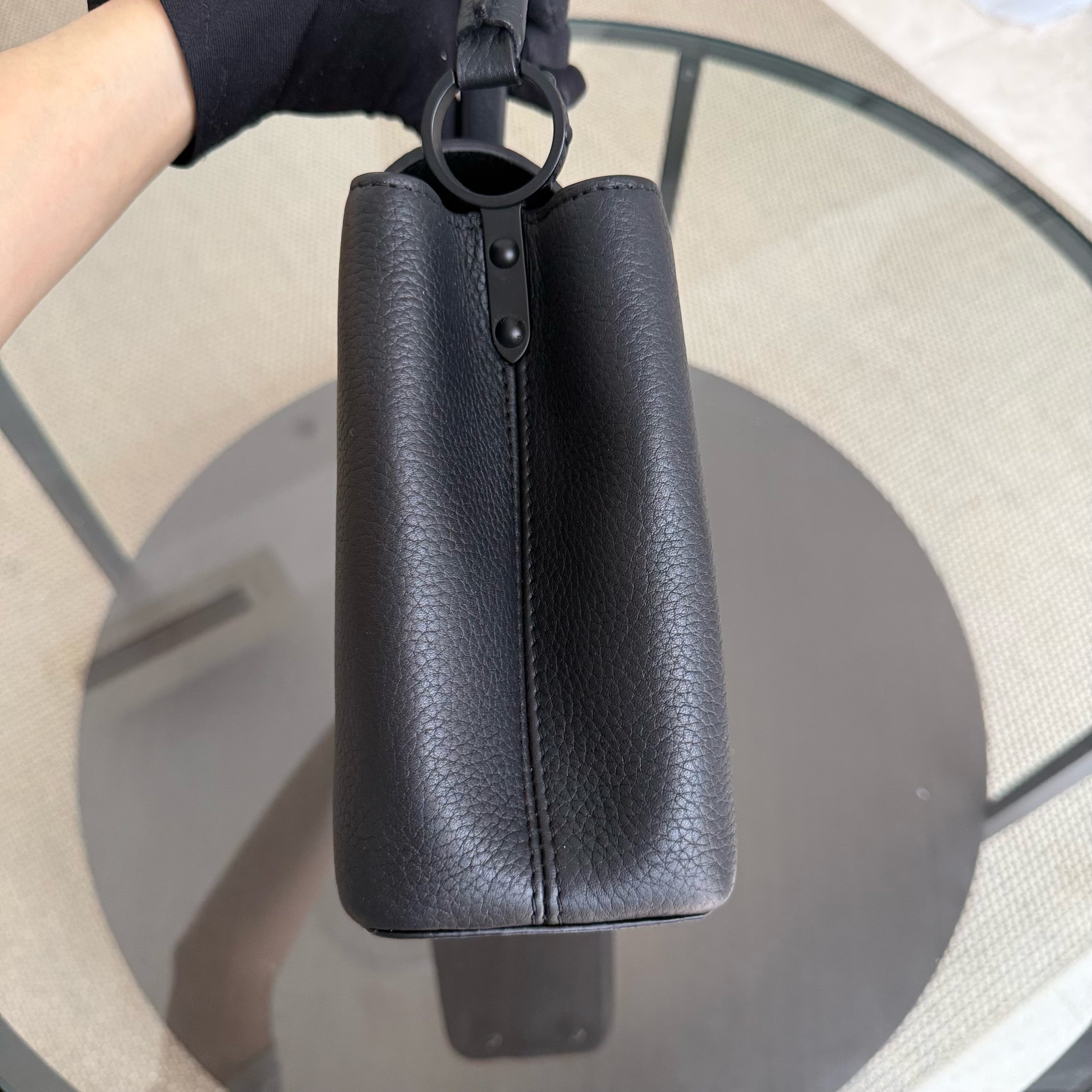 Louis Vuitton Capucines BB - Taurillon Grained Calfskin All Black
