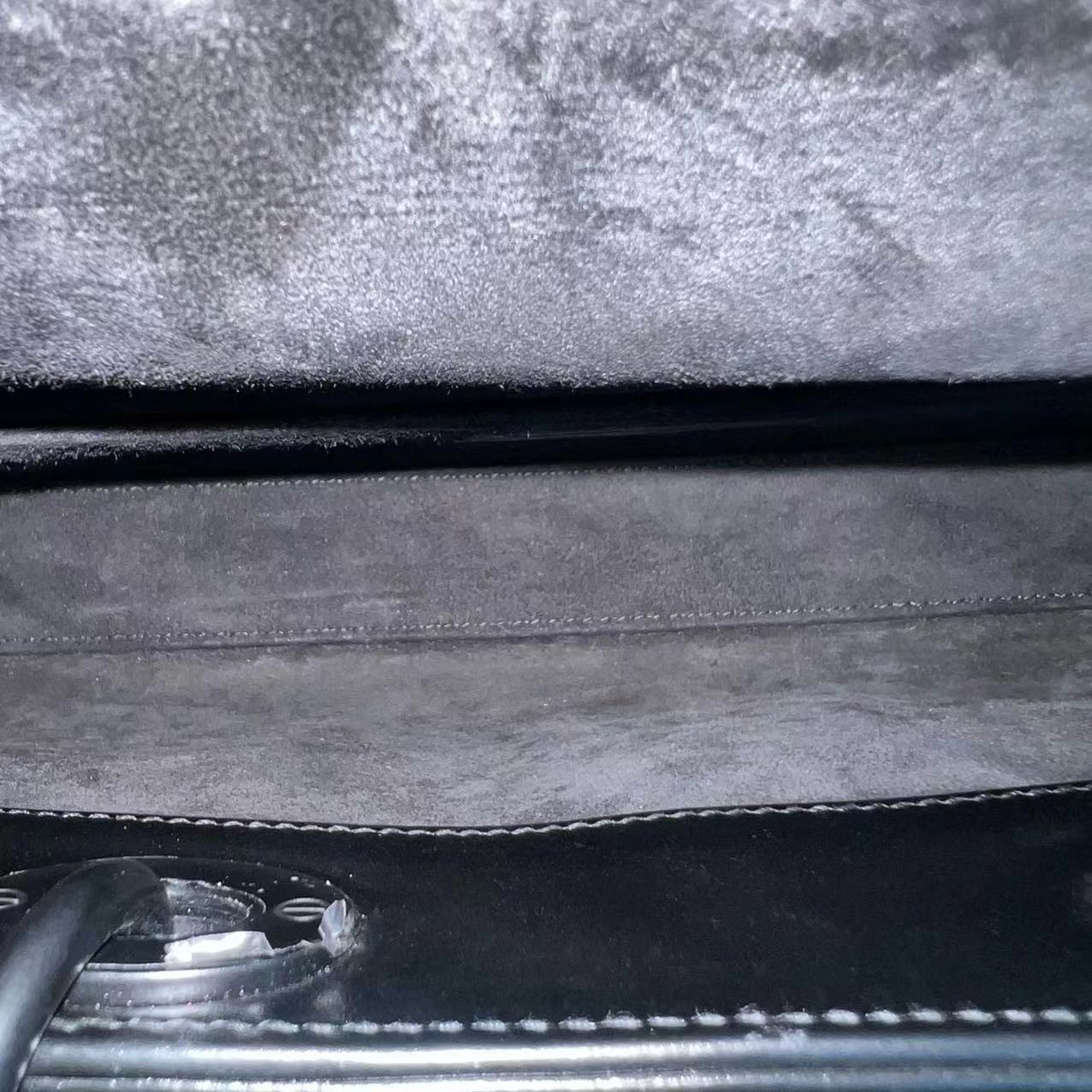 Dior D-Joy Medium - Black Cannage Dimond Motif All Black Hardware