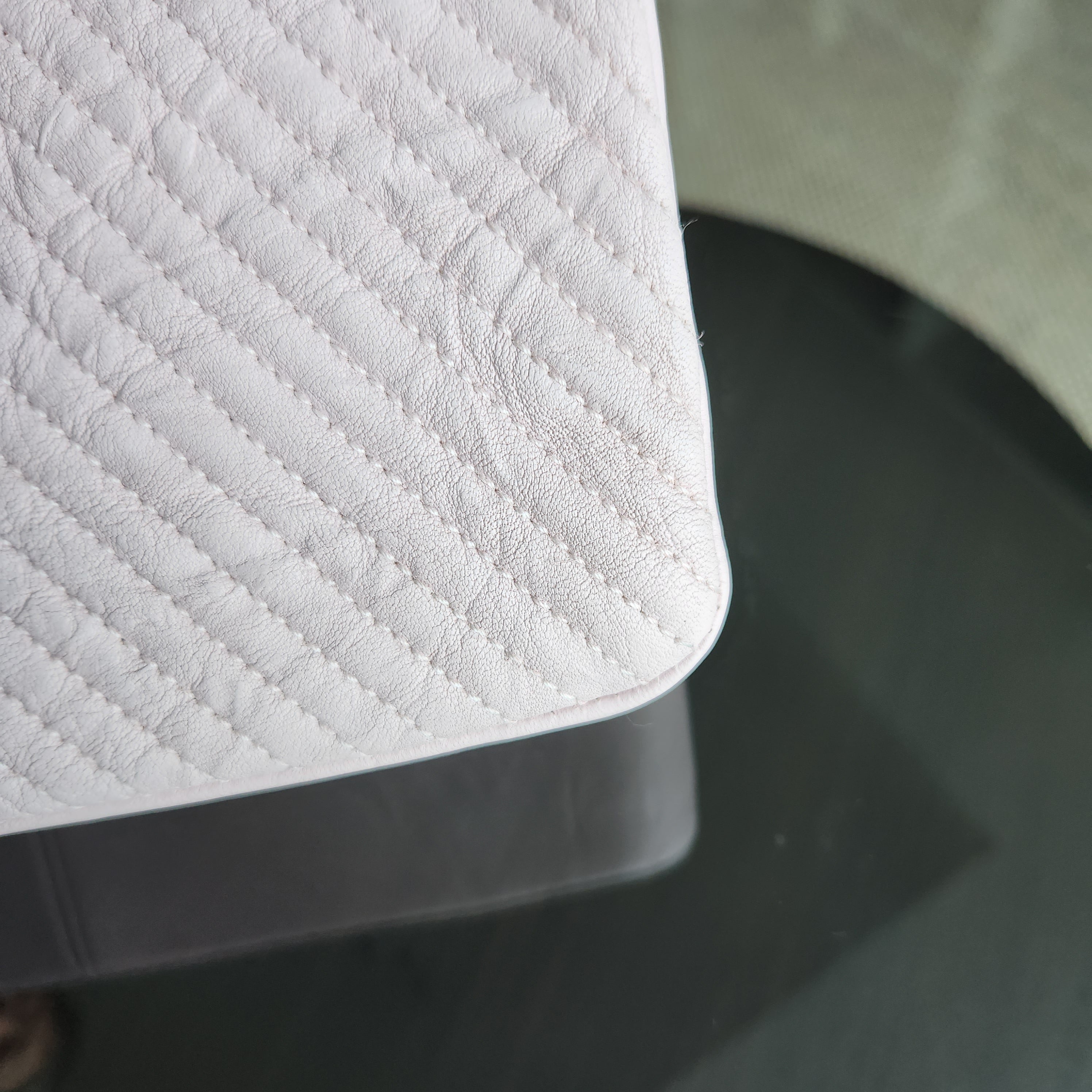 Chanel Seasonal Flap - Surpique Chevron Flap Calfskin Light Sakura Pink Gold Hardware Series 21