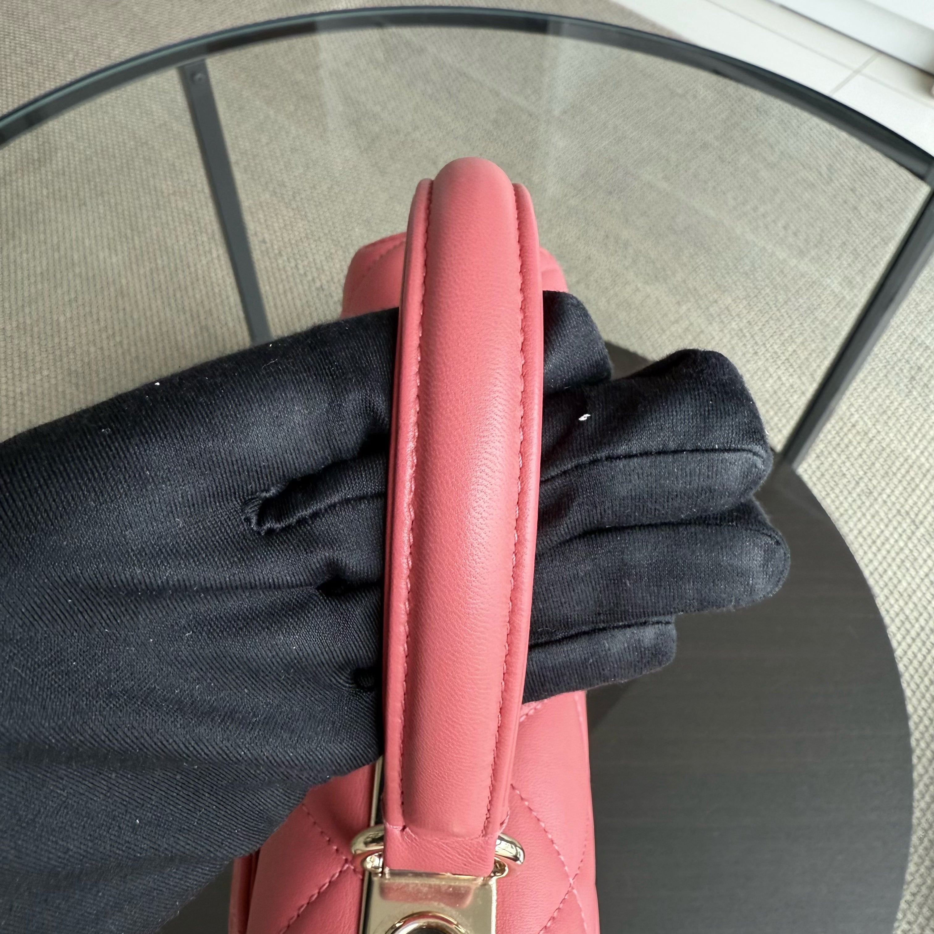 Chanel Trendy CC Small - Quilted Lambskin Pink Gold Hardware