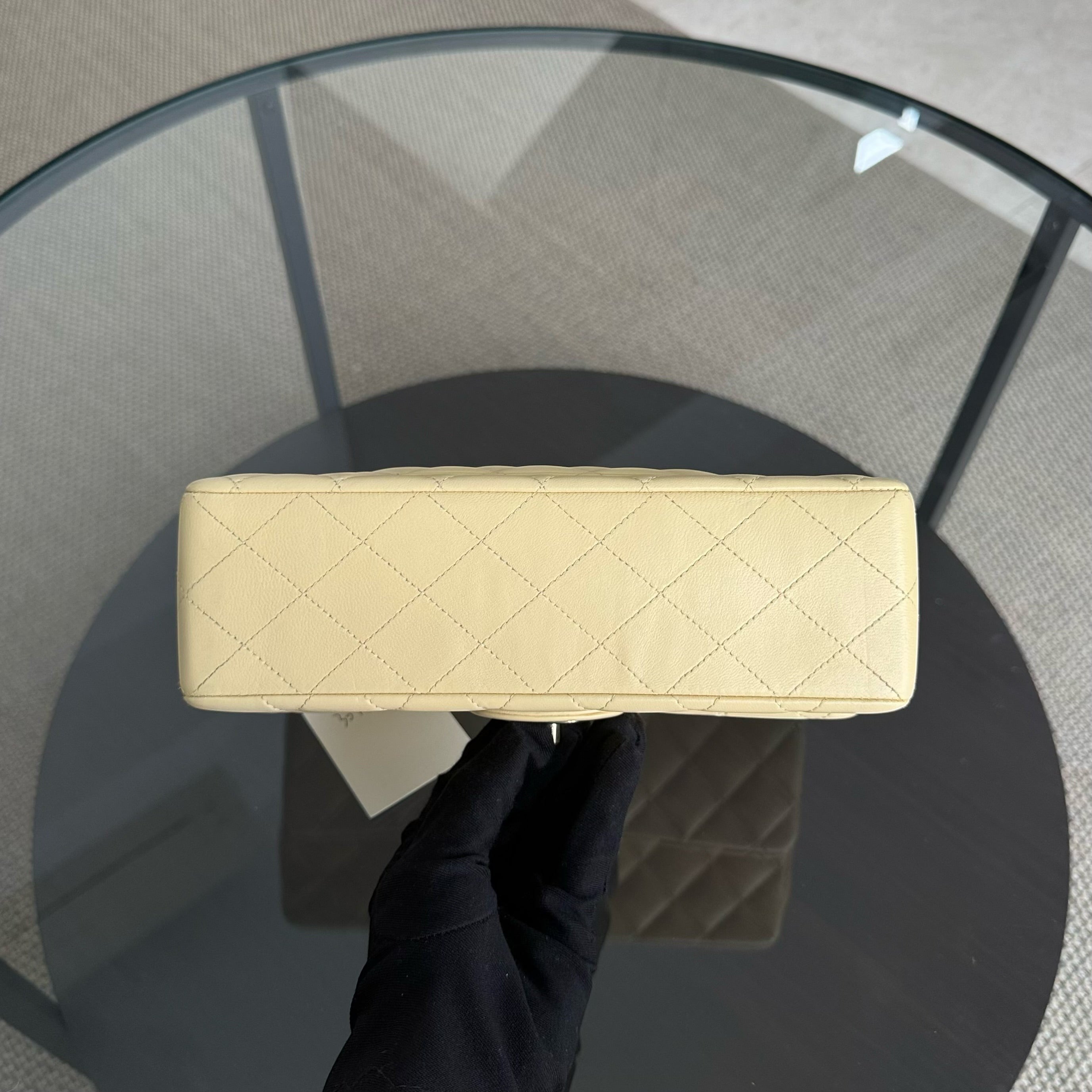 Chanel Classic Flap Small - Lambskin 23CM Light Yellow Gold Hardware Series 30