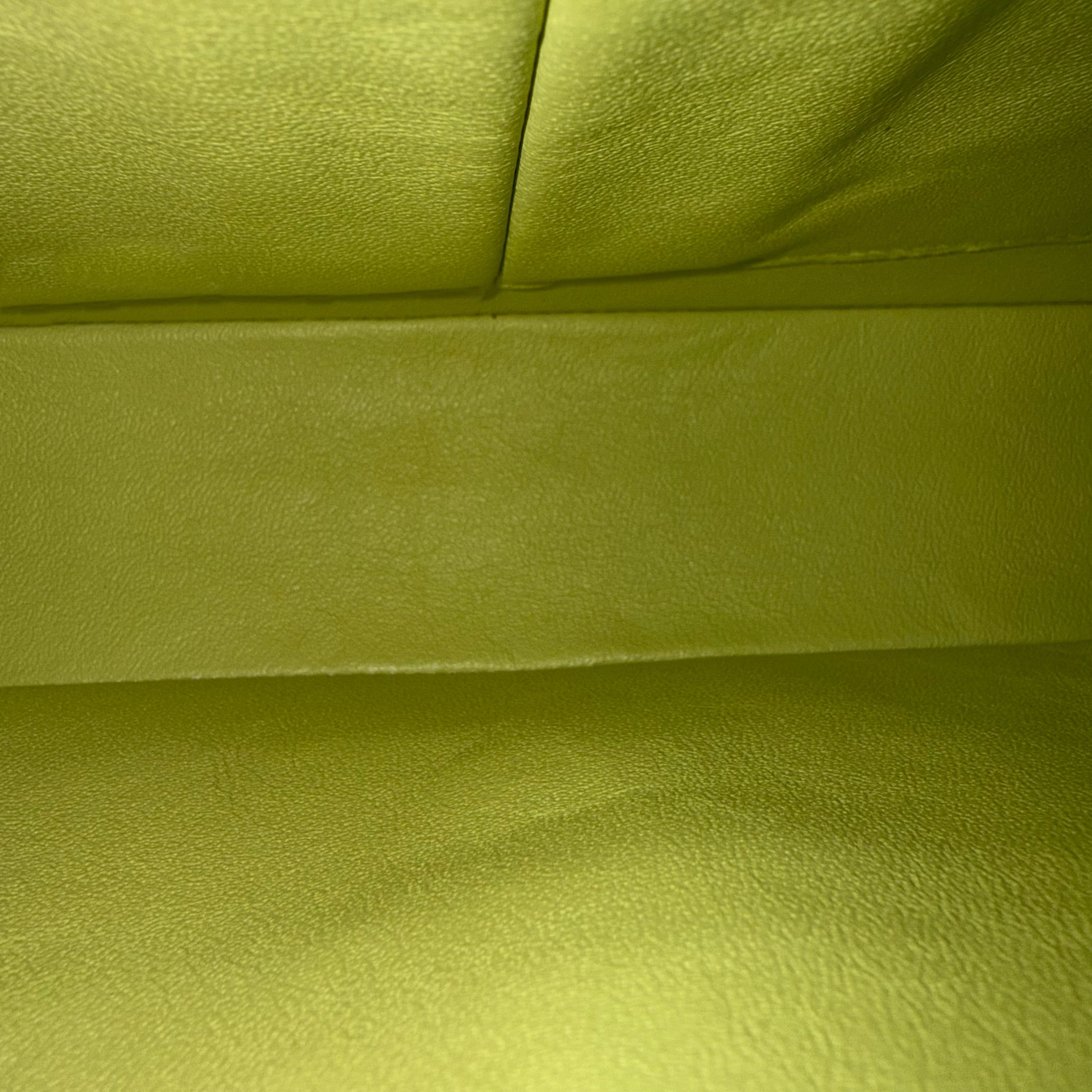 Chanel Classic Flap Medium - 25CM Quilted Lambskin Lime Silver Hardware Series 14