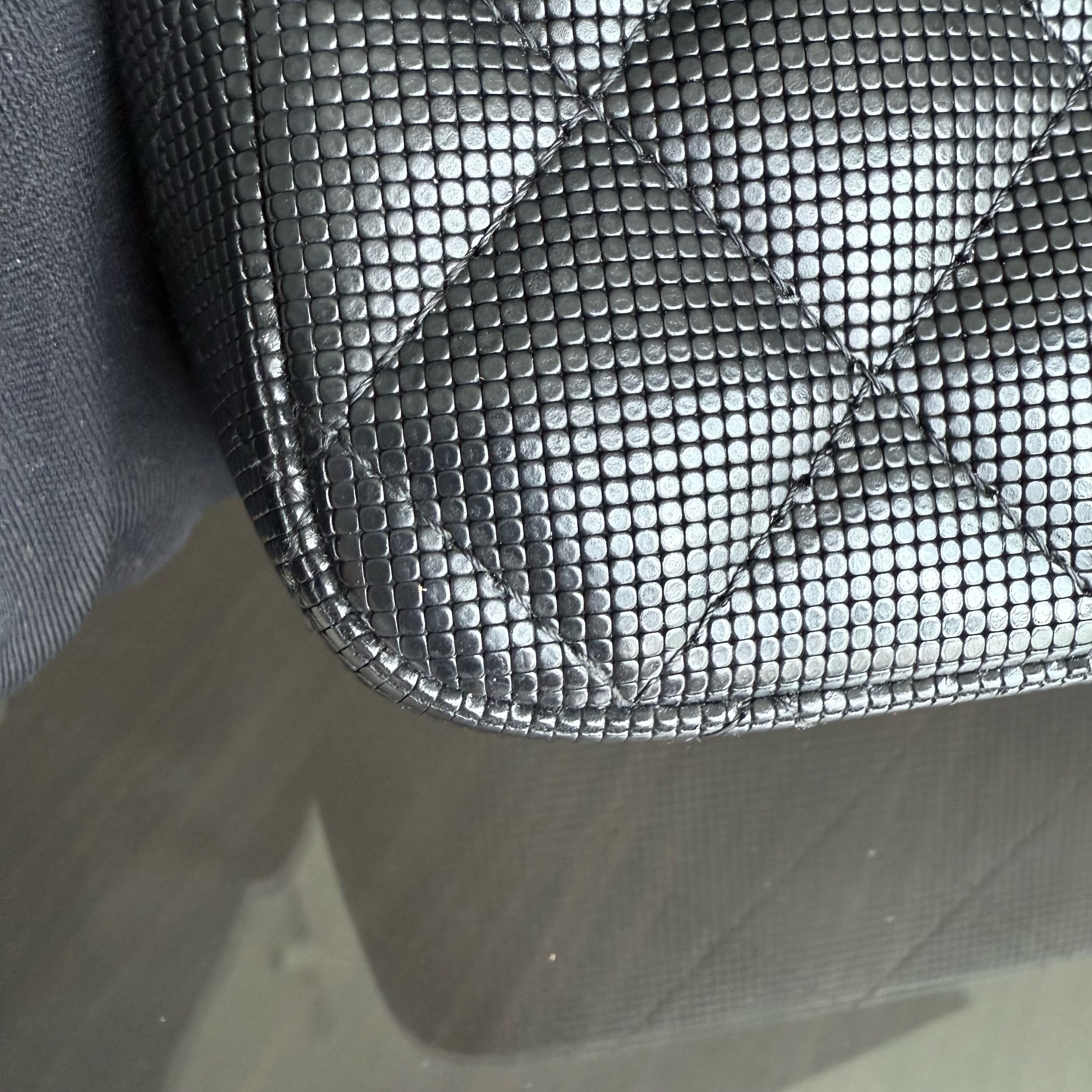 Chanel Classic Flap Mini - Pixelated Calfskin 20CM Limited Edition Quilted Black Gold Hardware Series 21