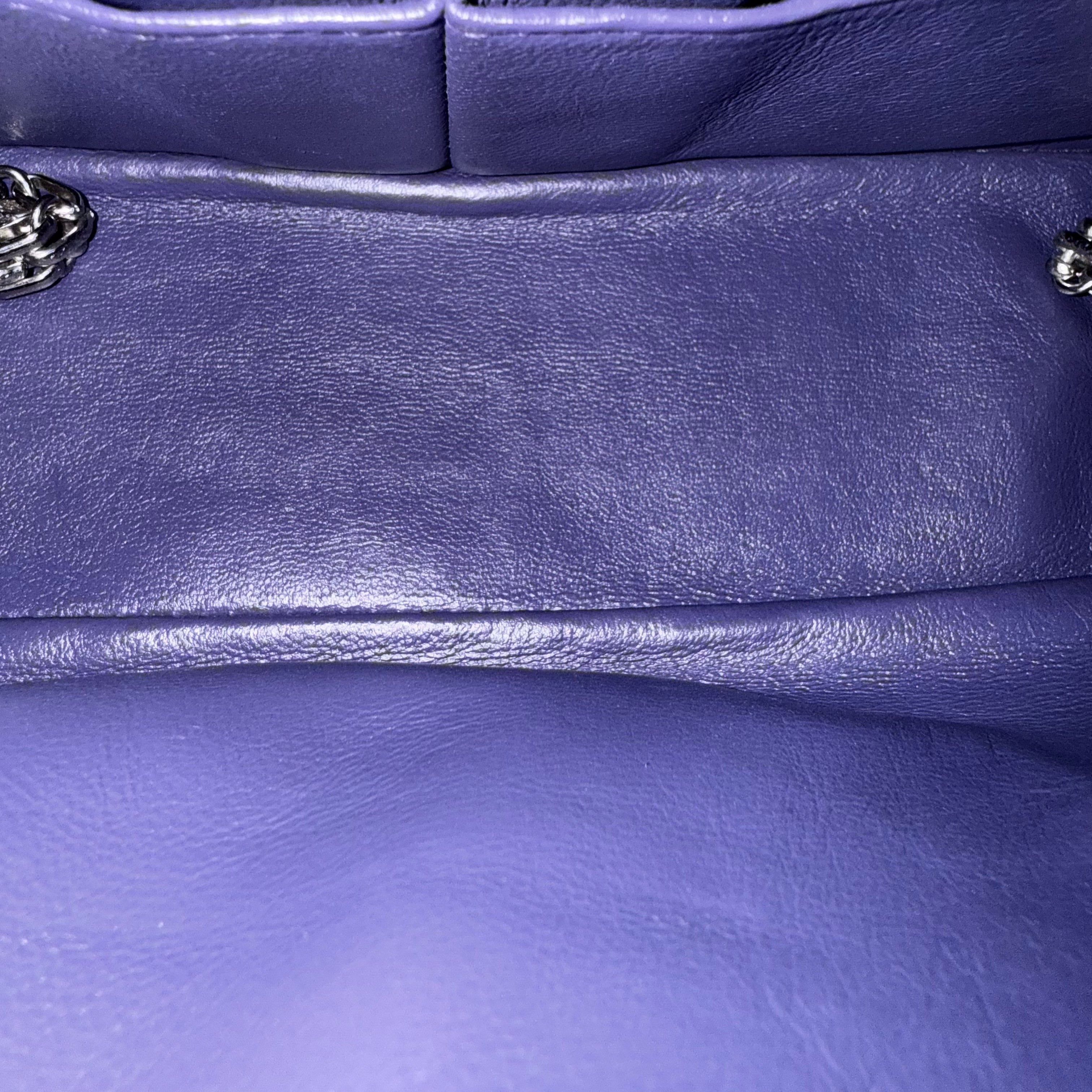 Chanel 2.55 Reissue 225 Small - 24CM Quilted Lambskin Dark Purple Series 14