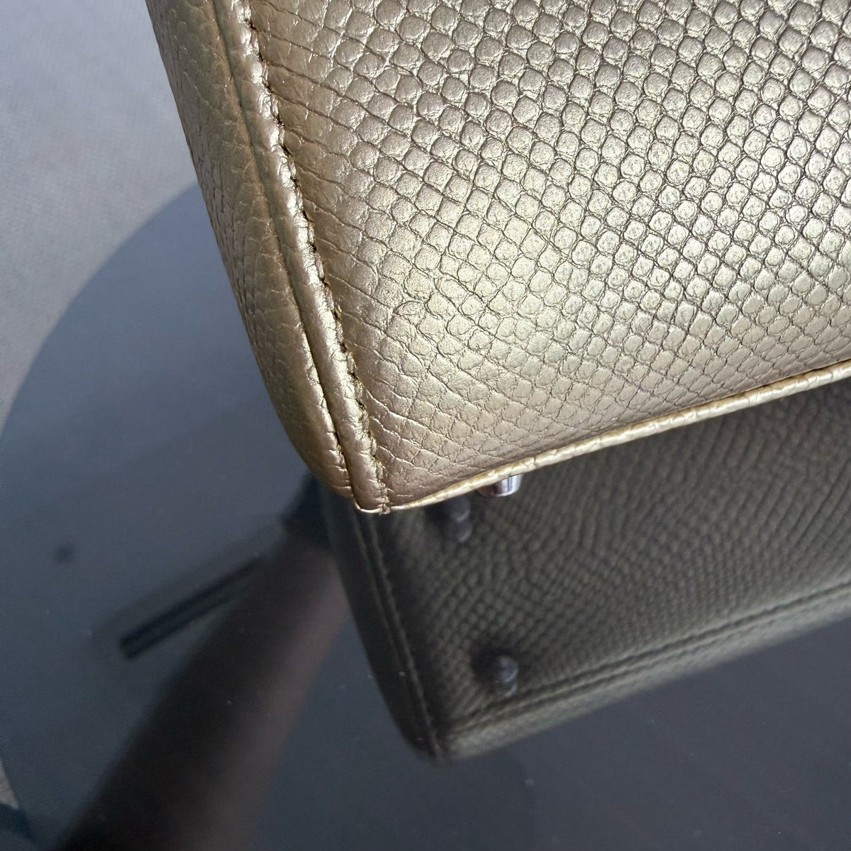 Dior Lady Mini - Exotic Lizard Gold Hardware