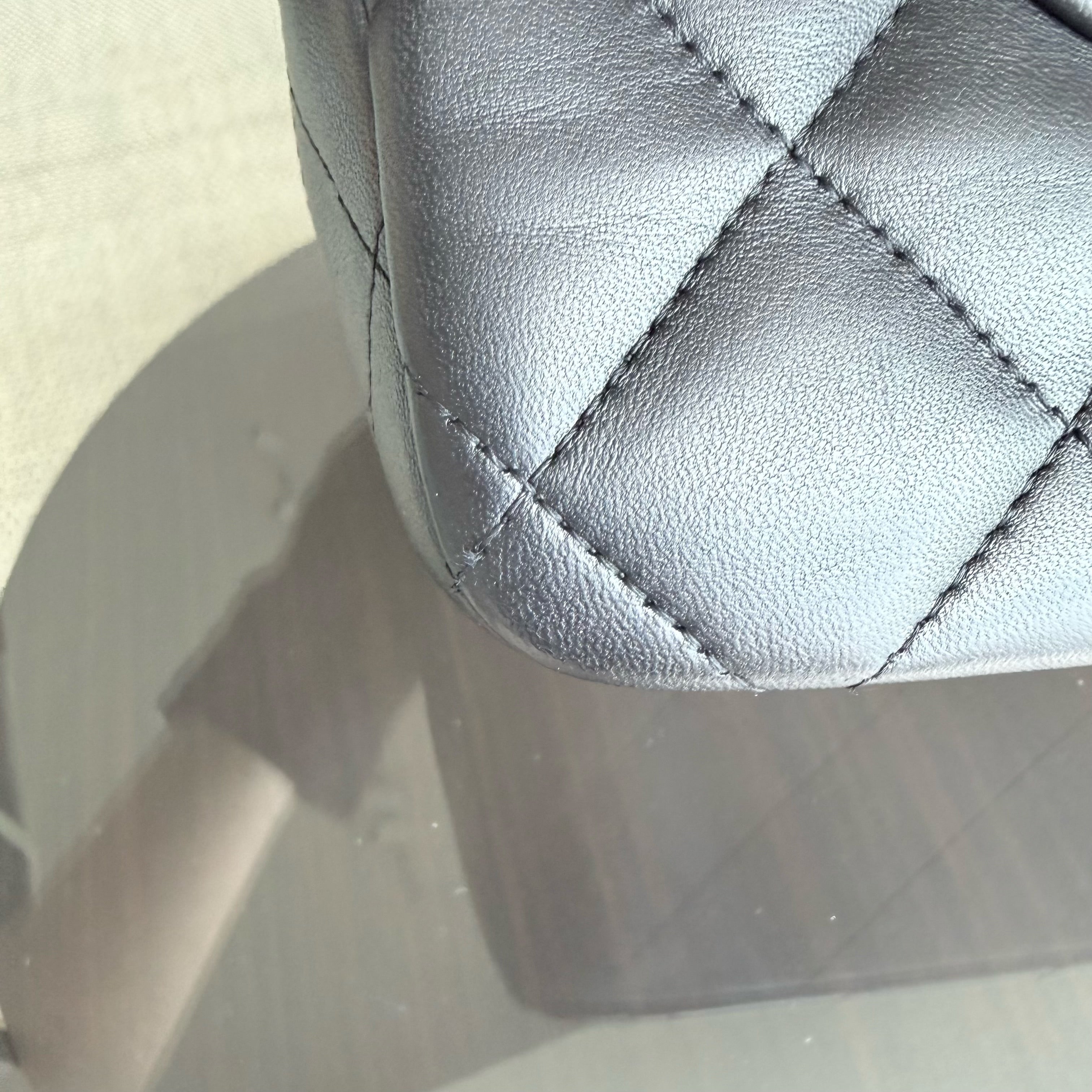 Chanel Classic Flap Jumbo - 30CM Single Flap Quilted Lambskin Black Gold Hardware Series 14