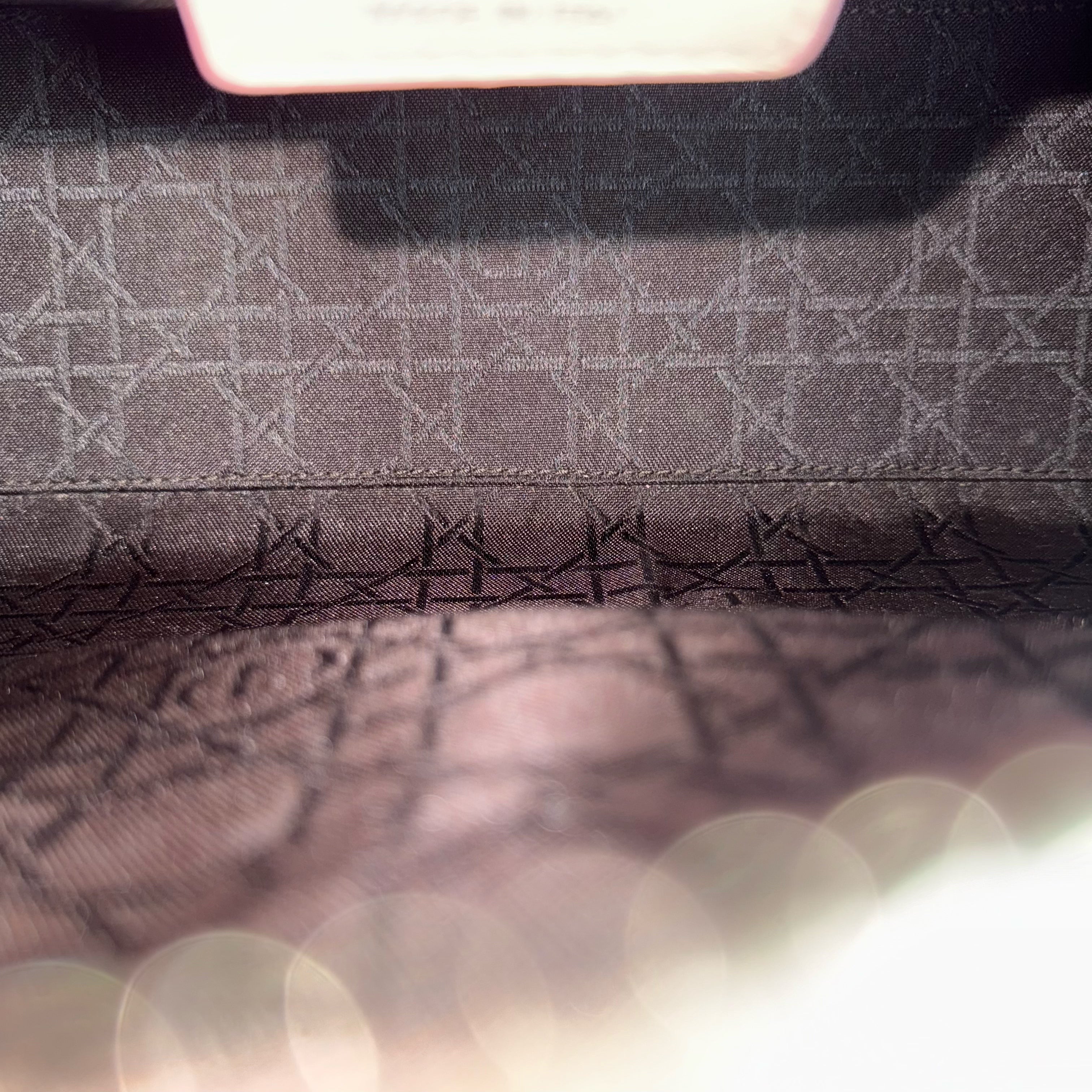 Dior Lady Medium - Cannage Lambskin Pink Silver Hardware