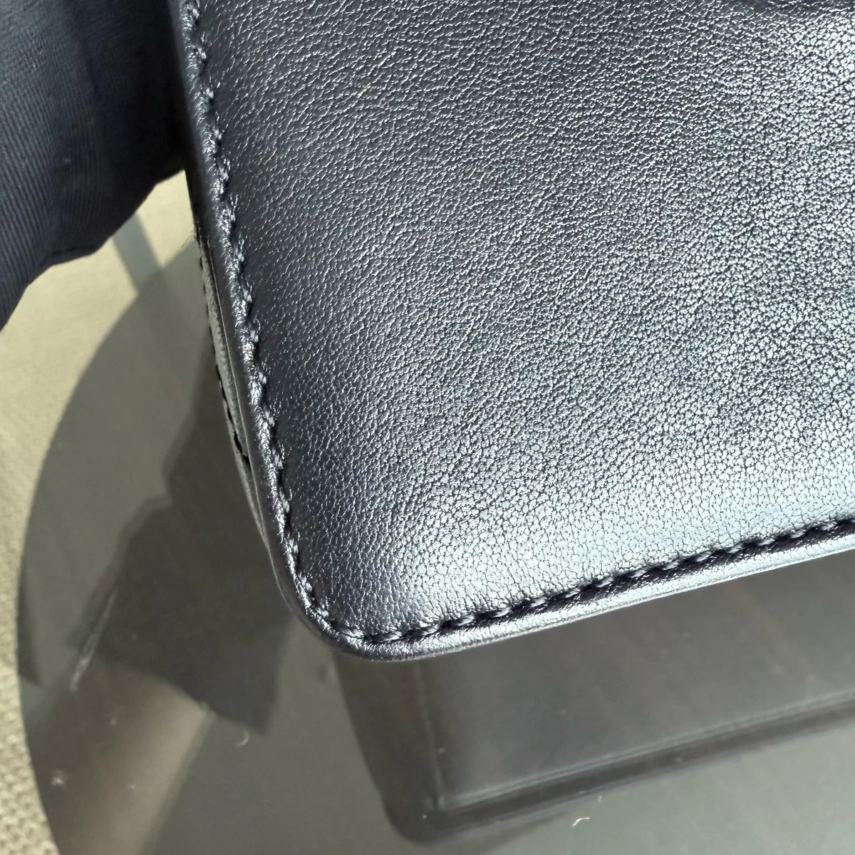 Chanel Seasonal Flap Mademoiselle - Quilted Calfskin Black Gold Hardware Series 21