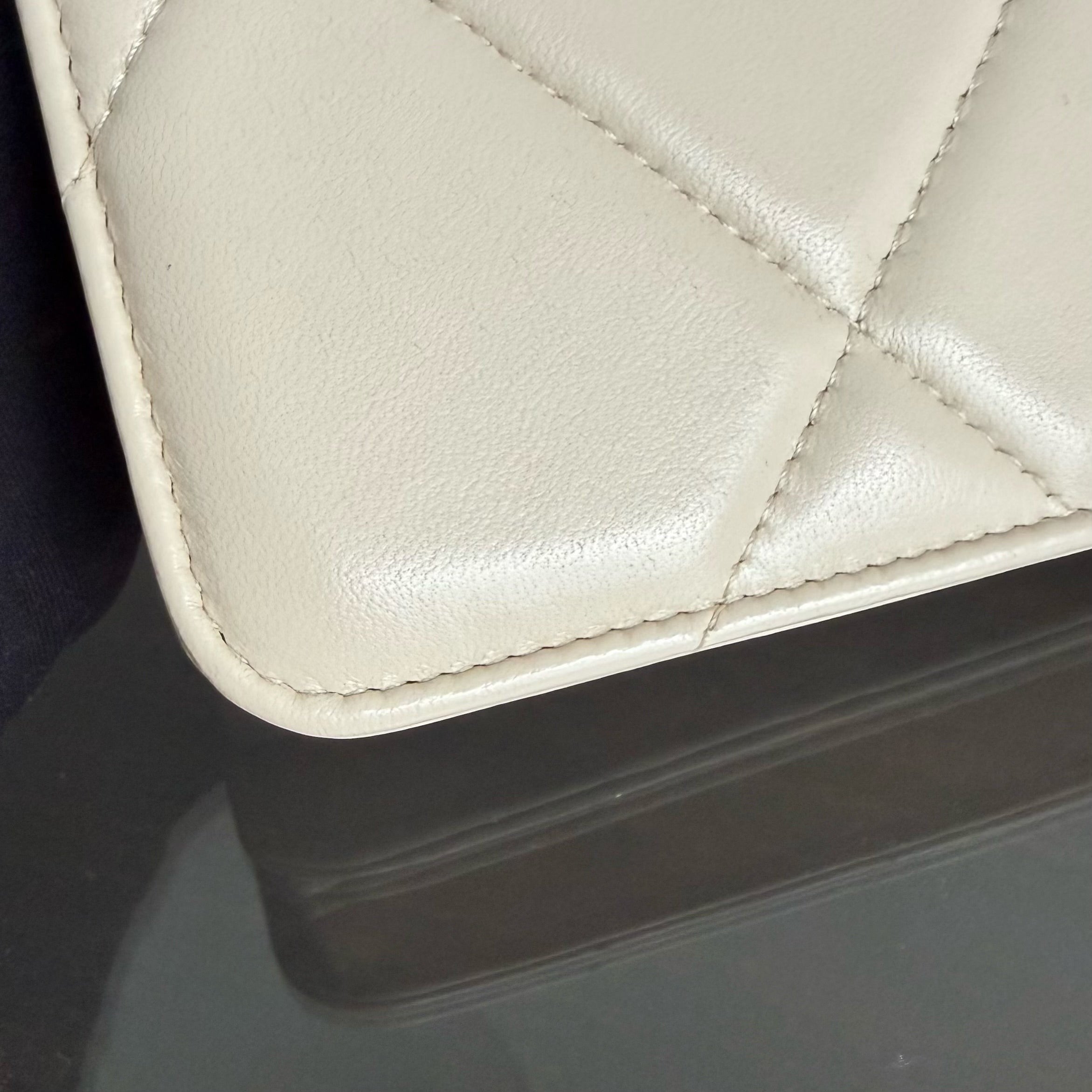 Chanel C19 WOC - 19 Bag Wallet On Chain Quilted Lambskin Beige Two Tone Gold Hardware Series 30