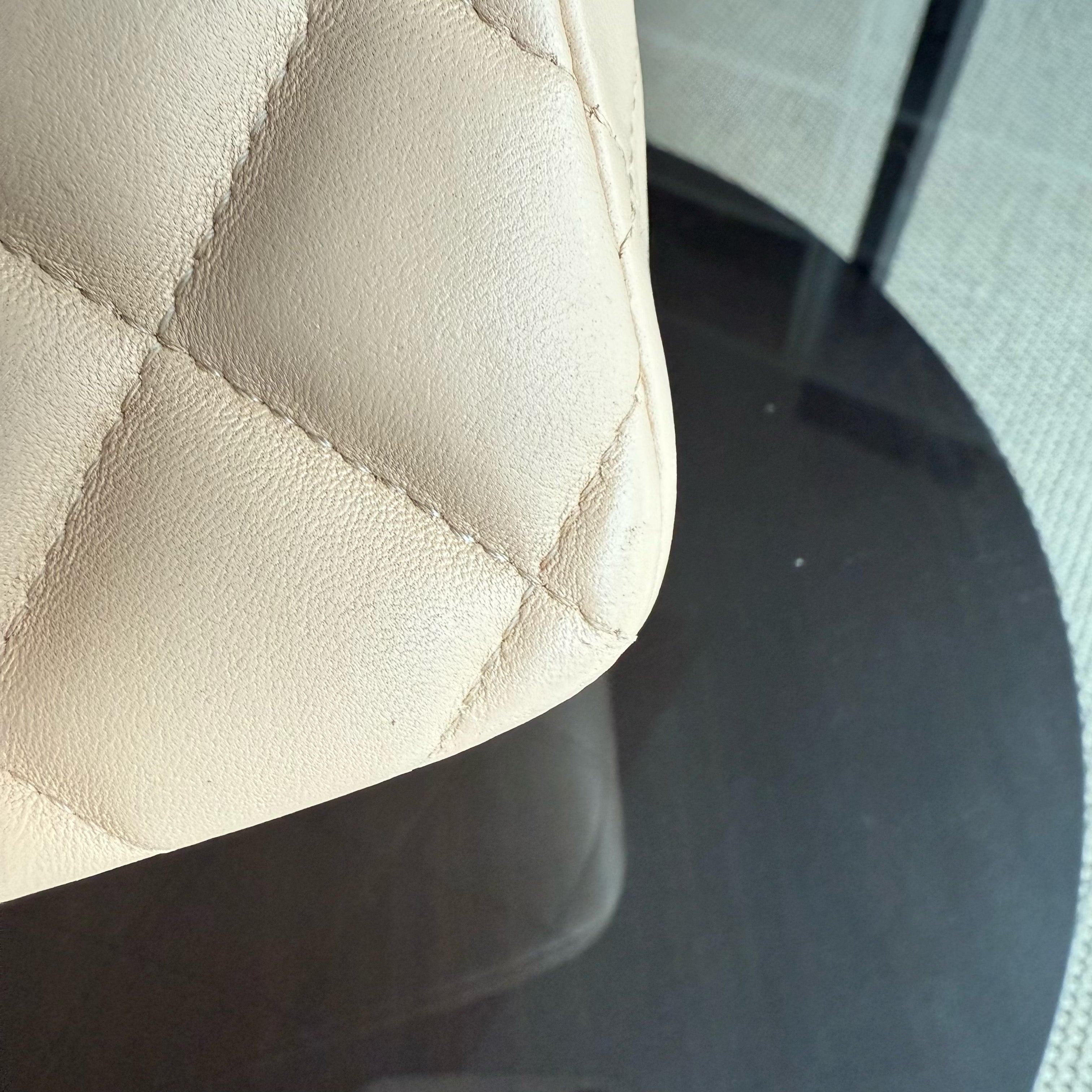 Chanel Classic Flap Jumbo - Double Flap 30CM Quilted Lambskin Beige Gold Hardware Series 19
