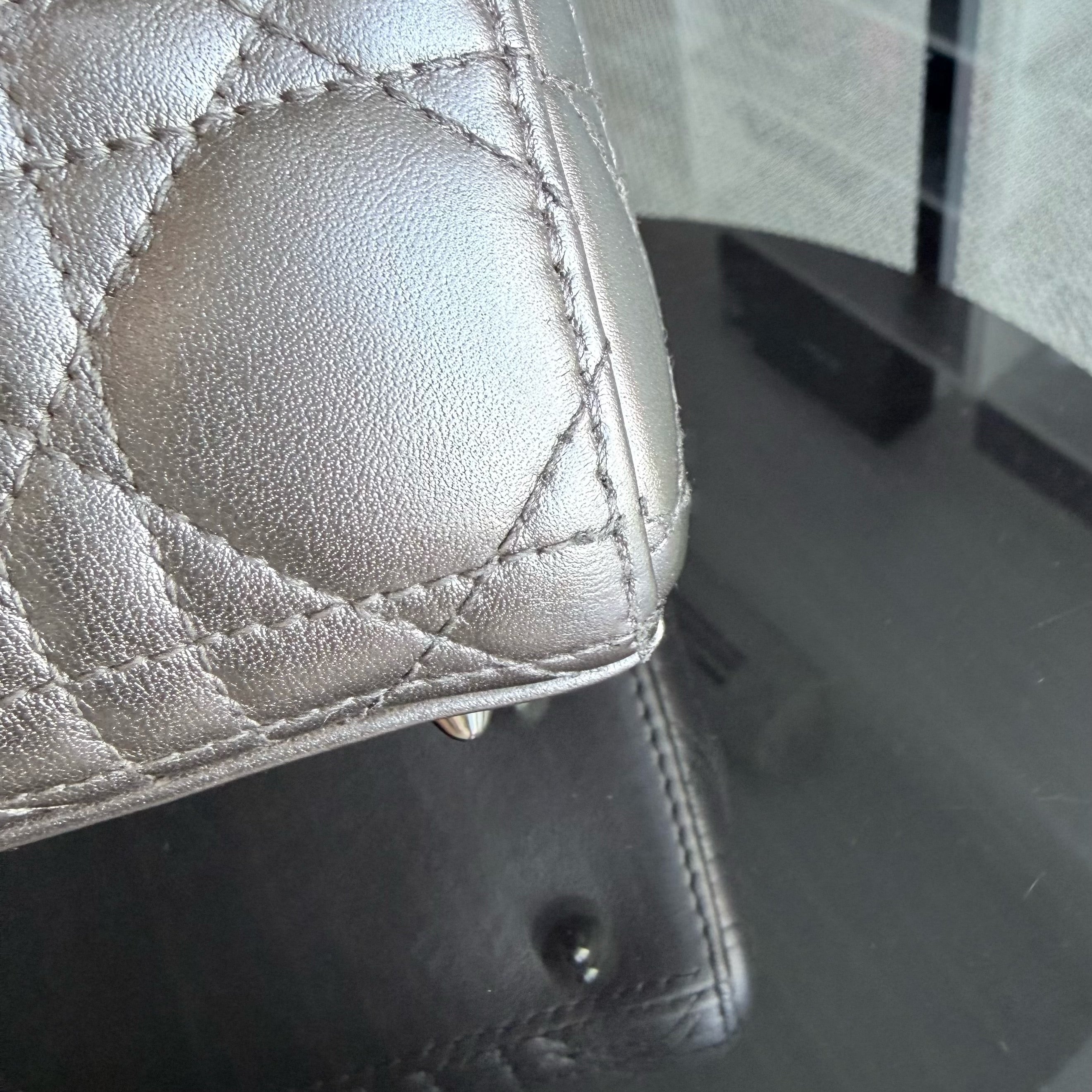 Dior Lady Small Flap ABC - Cannage Calfskin Gold Gold Hardware MyABC