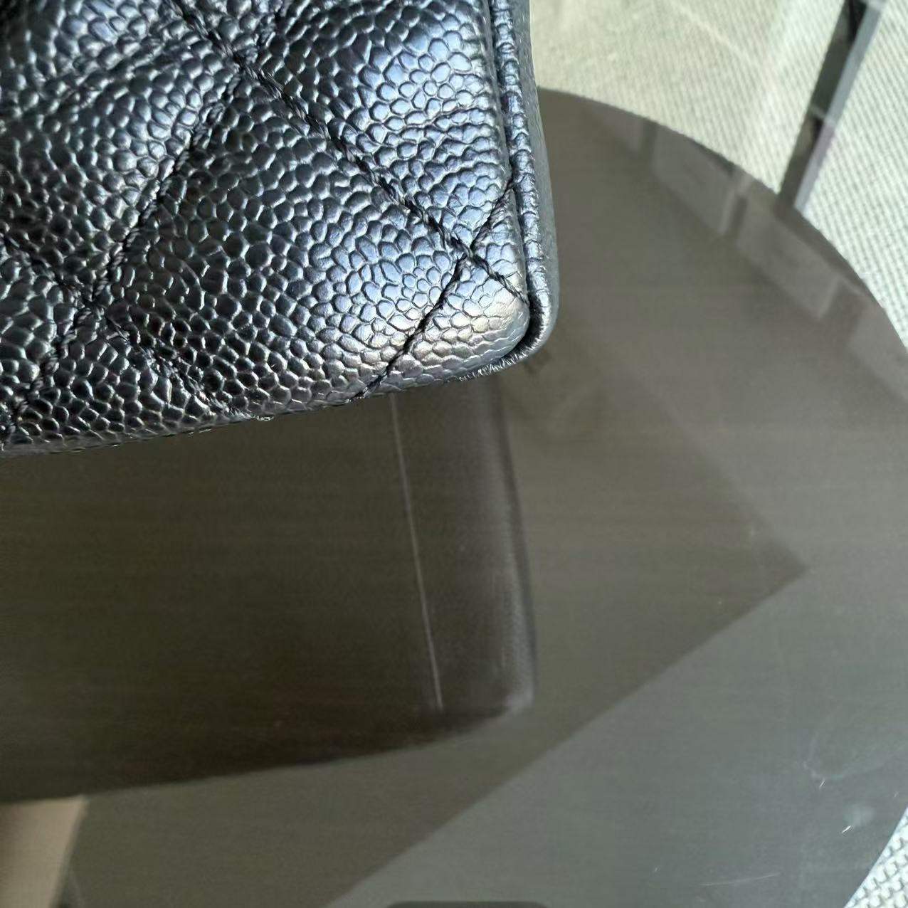 Chanel GST Grand Shopping Tote - Caviar Quilted Black Gold Hardware