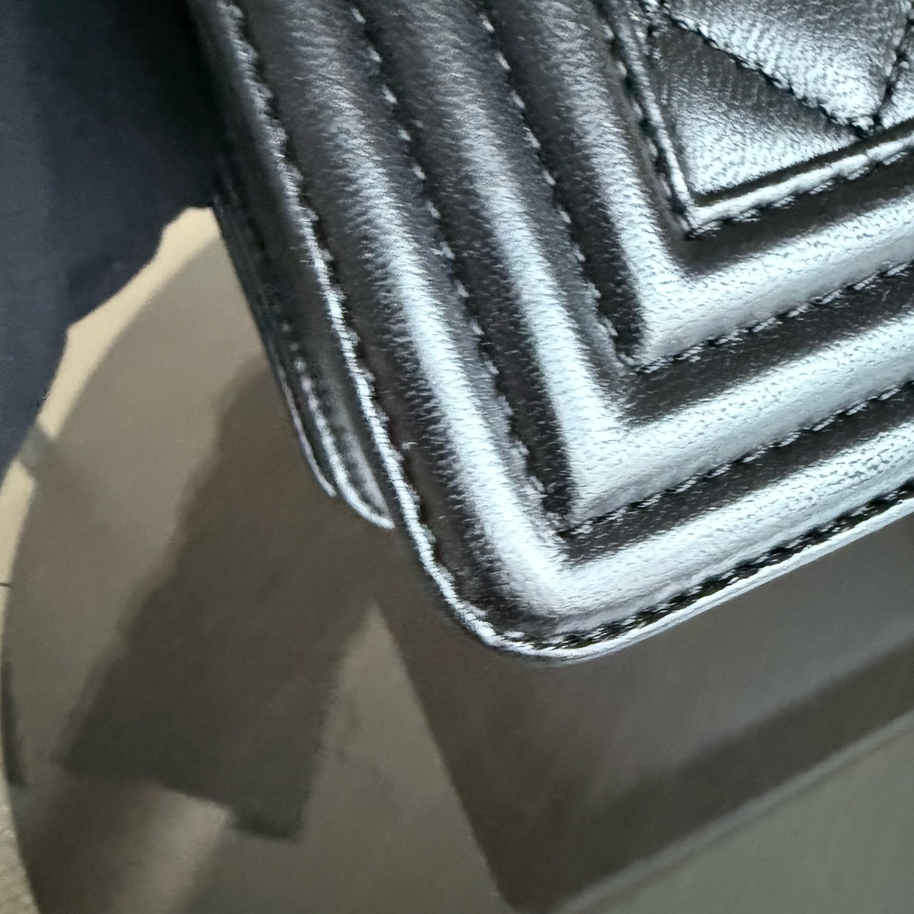 Chanel Boy Medium - 25CM Quilted Lambskin Black Gold Hardware Series 23