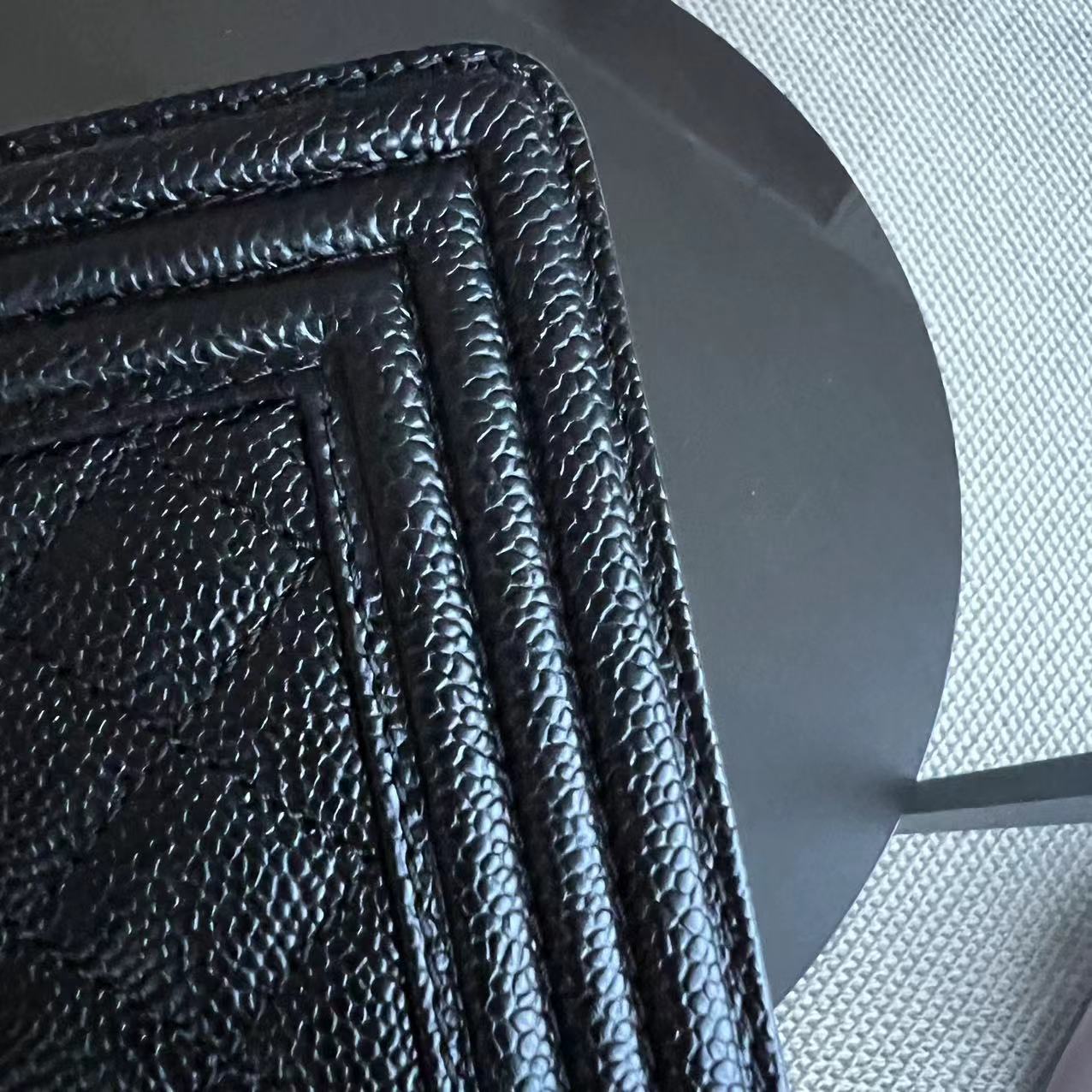 Chanel Boy Small - Caviar Quilted Grained Calfskin Black Ruthenium Silver Hardware Series 19