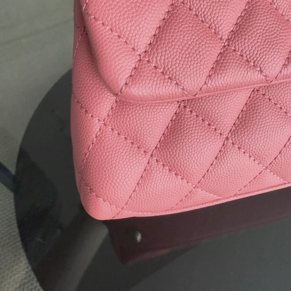 Chanel Coco Handle Small - Caviar Quitled Pink Gold Hardware Series 27