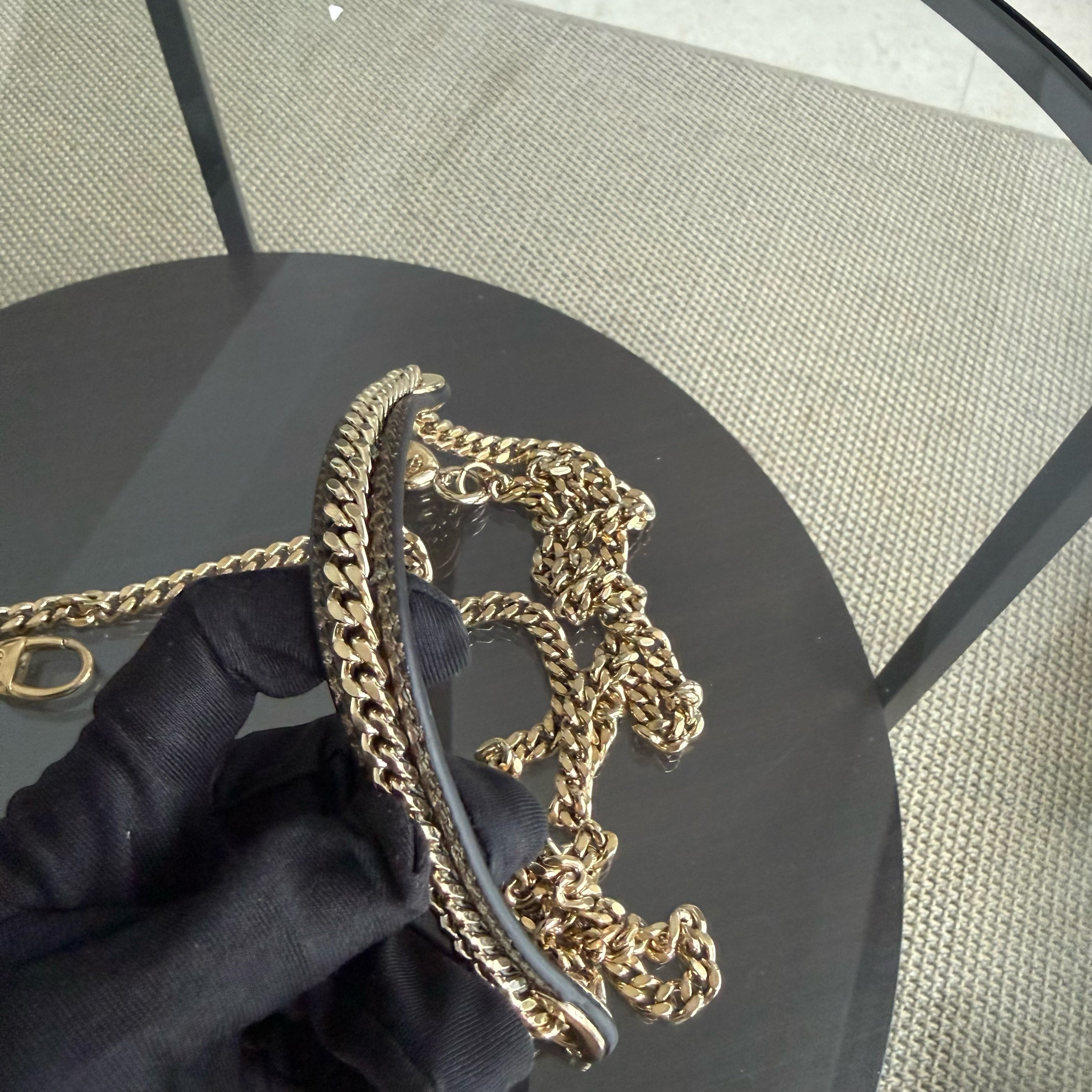 Dior Lady Mini - Exotic Lizard Gold Hardware
