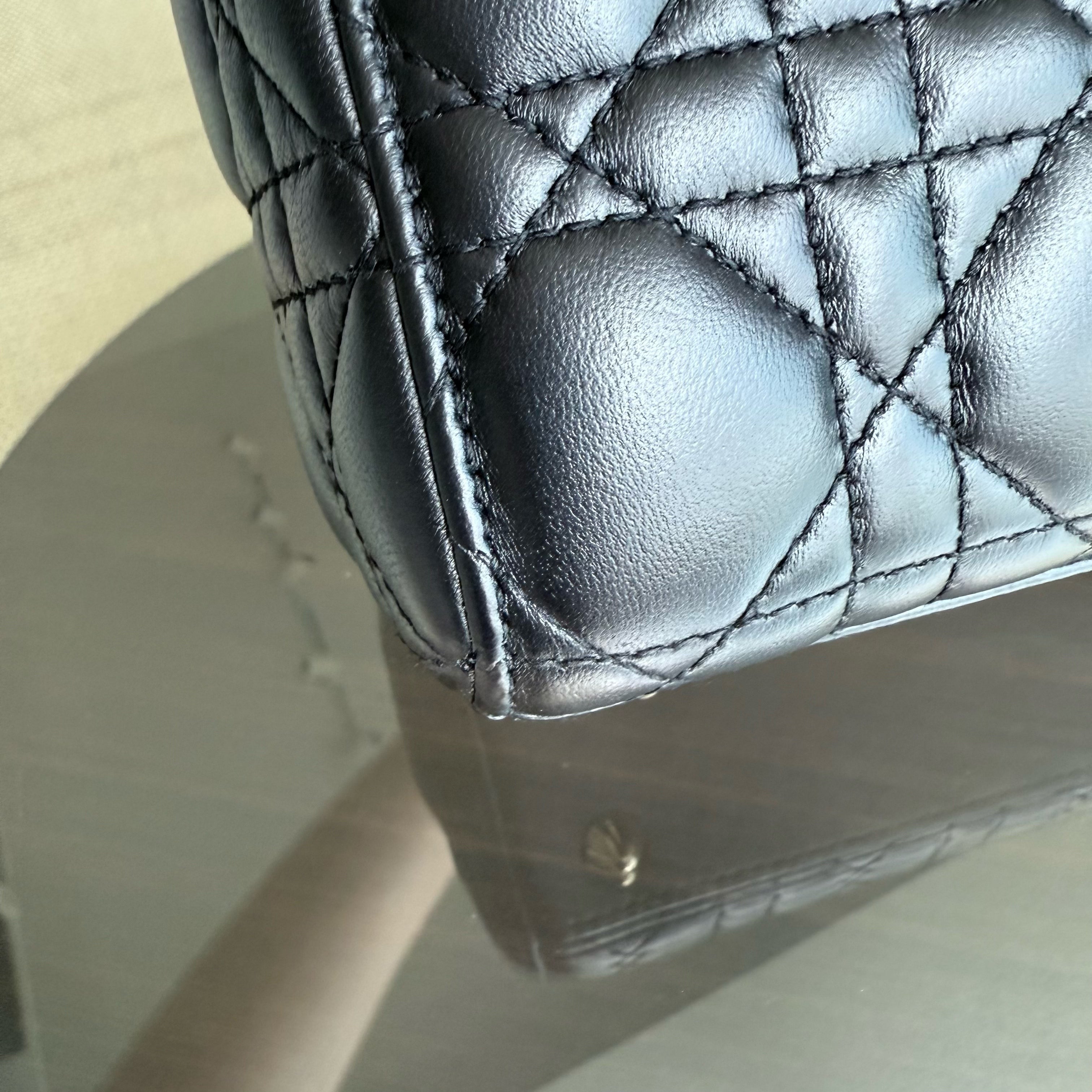 Dior Lady Small ABC - Cannage Lambskin MyABC Black Gold Hardware